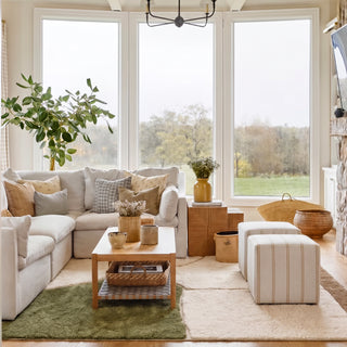 Sahara Dune. Olive, Ivory & Sand  - Luxury Shag Moroccan Rug