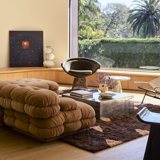 Soldier Espresso Cacao - Luxury Shag Moroccan Rug