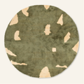 Soldier Round - Luxury Shag Moroccan Rug