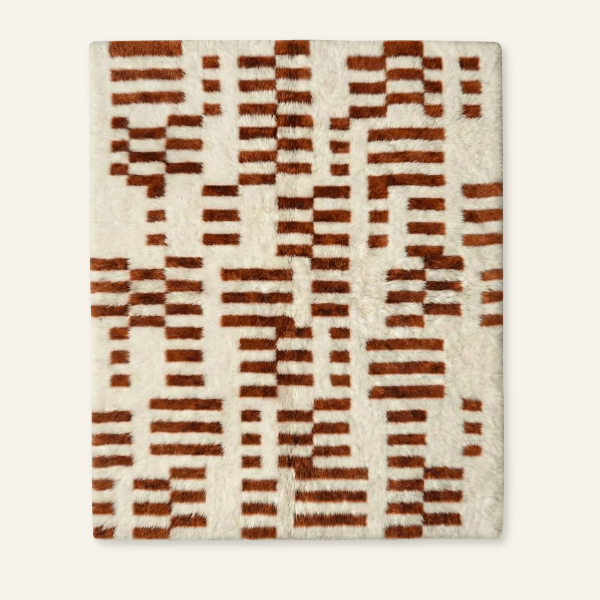 Structured Chaos - Luxury Shag Moroccan Rug
