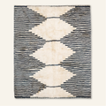 Symmetrical Connexion - Luxury Shag Moroccan Rug