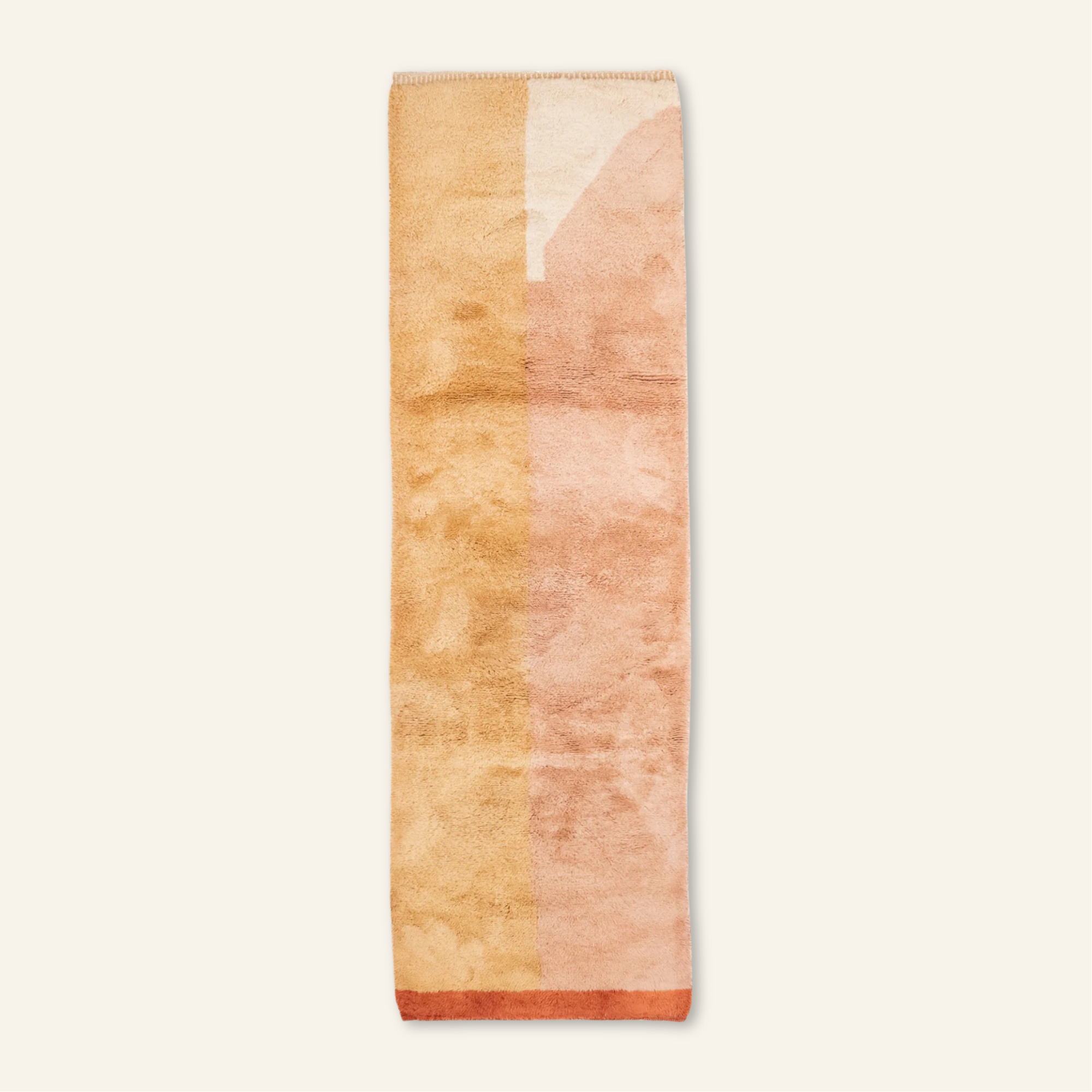 Tangerine Dream -  Luxury Shag Moroccan Runner Rug