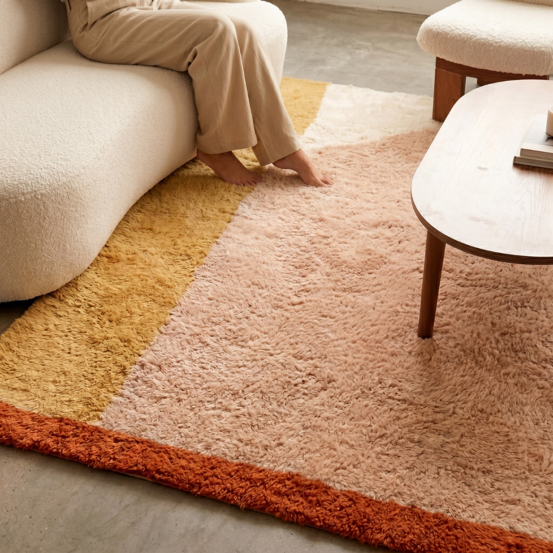 Tangerine Dream - Luxury Shag Moroccan Rug