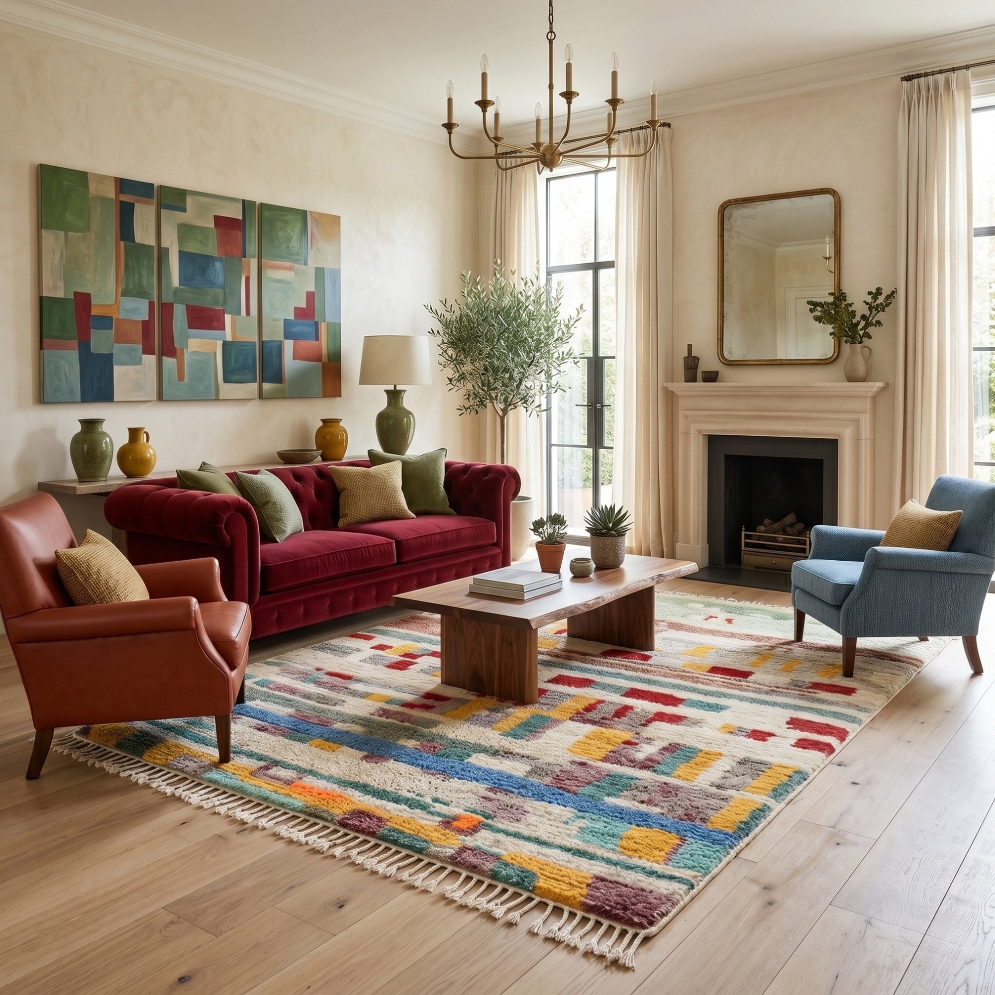 Yassmine - Shag Moroccan rug
