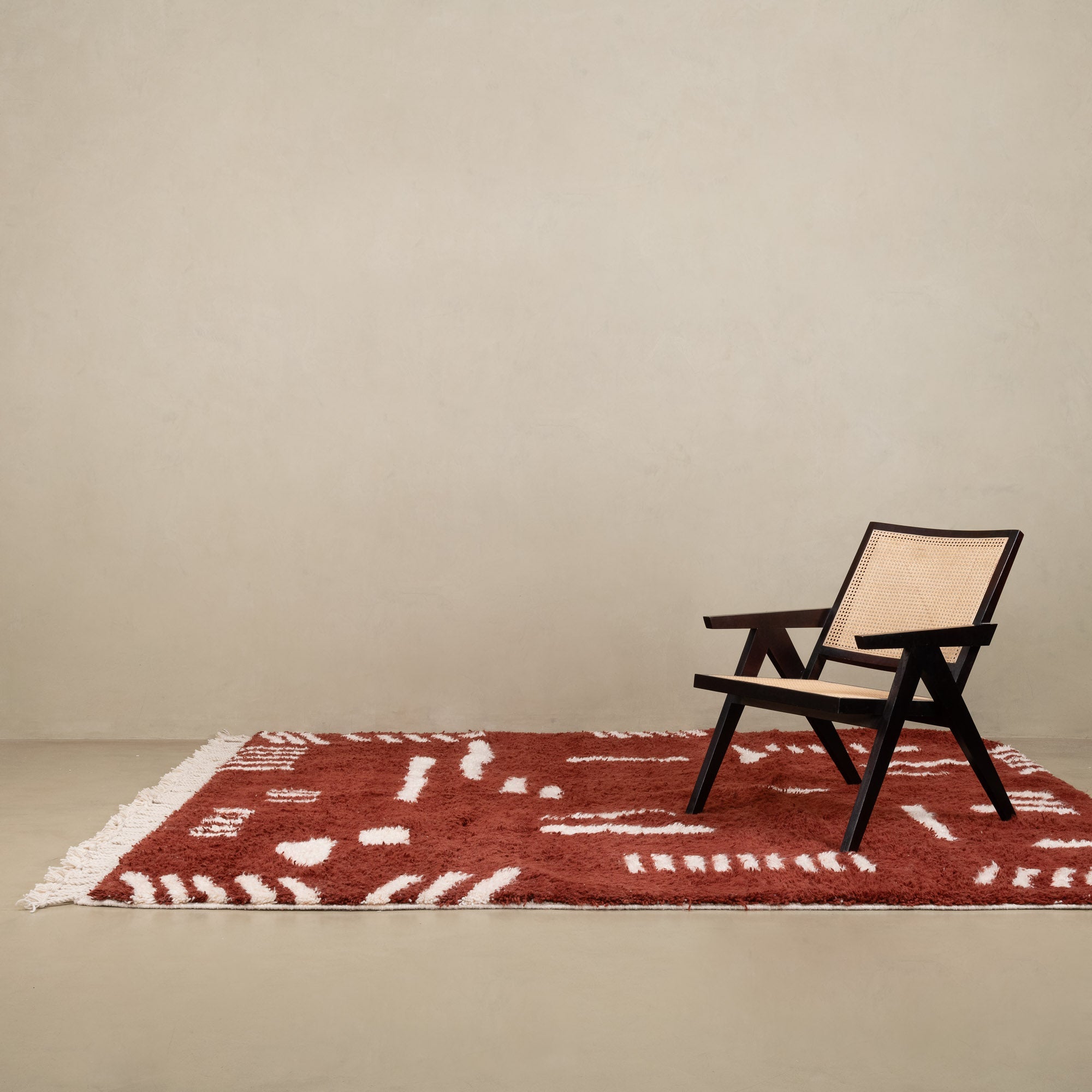 Aanbar - Beni ourain rug - Benisouk