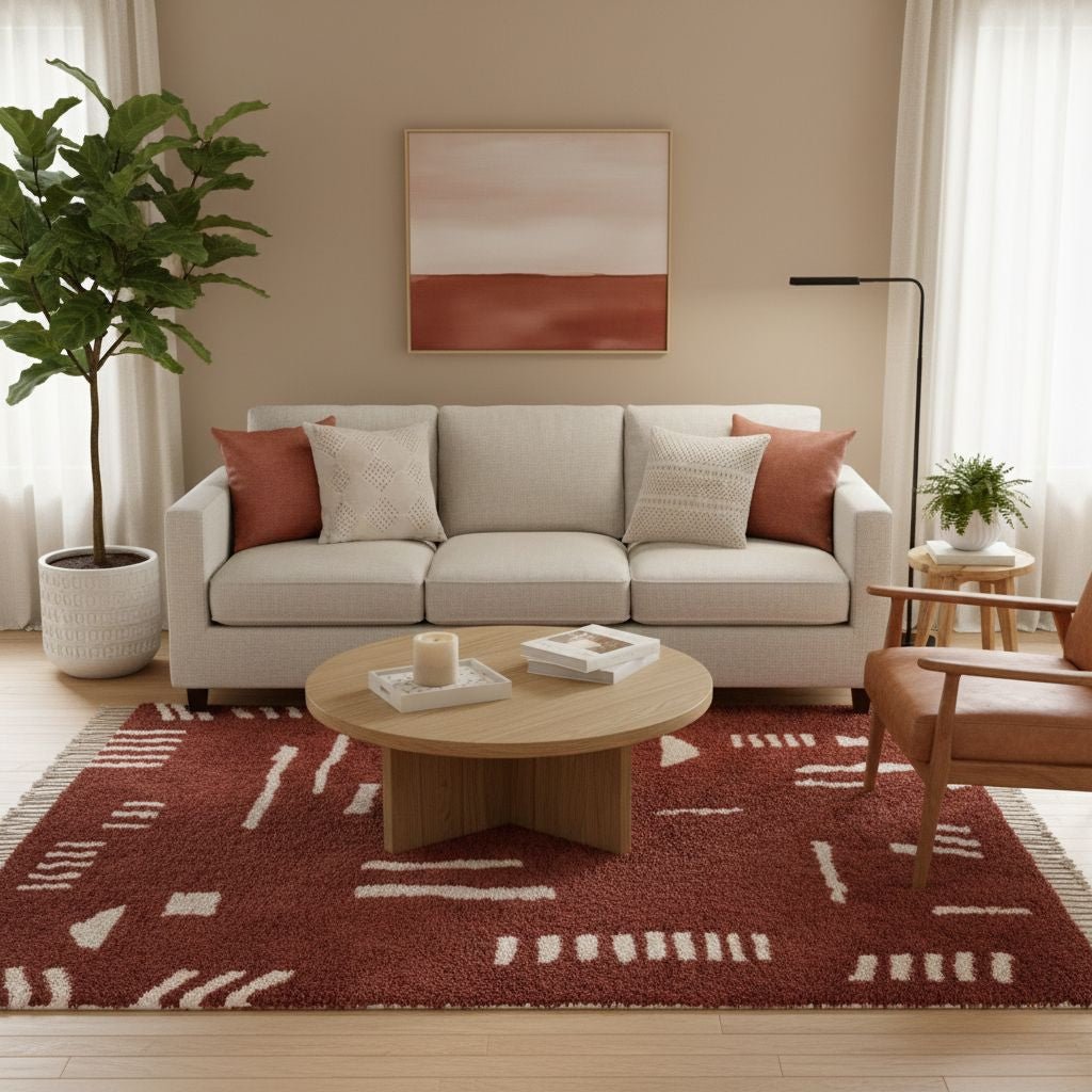 Aanbar - Shag Moroccan rug - Benisouk