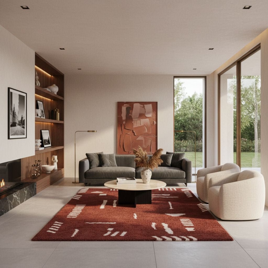 Aanbar - Shag Moroccan rug - Benisouk