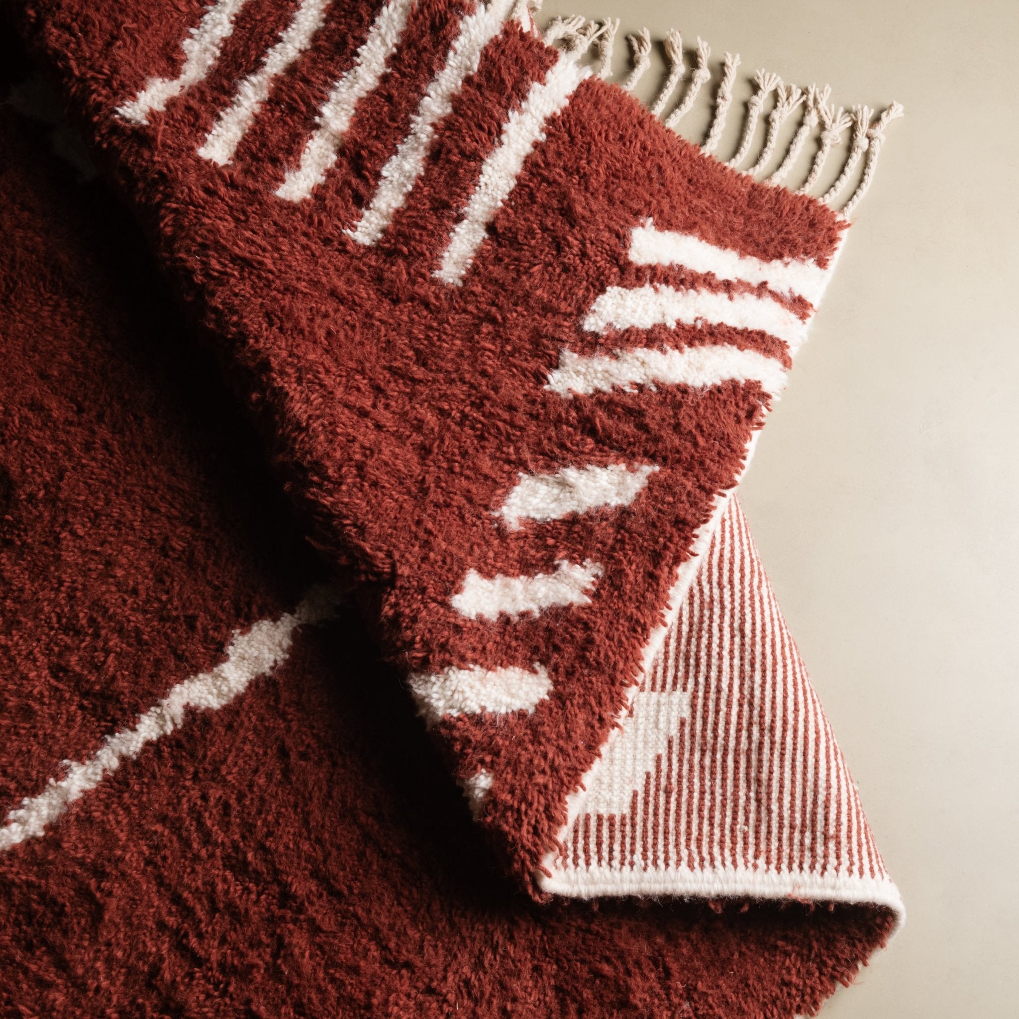 Aanbar - Shag Moroccan rug - Benisouk