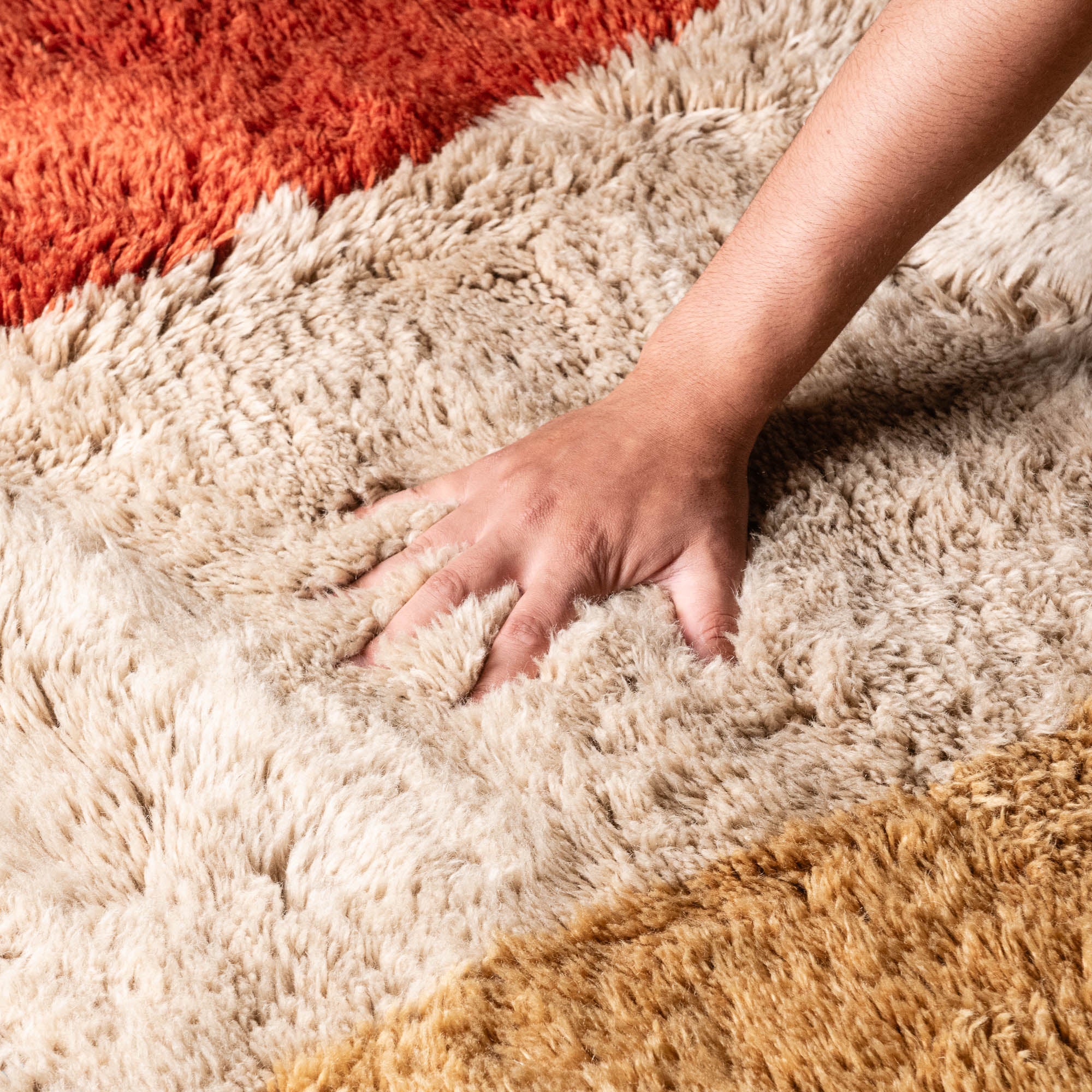 Aban - Luxury Shag Moroccan Rug - Benisouk