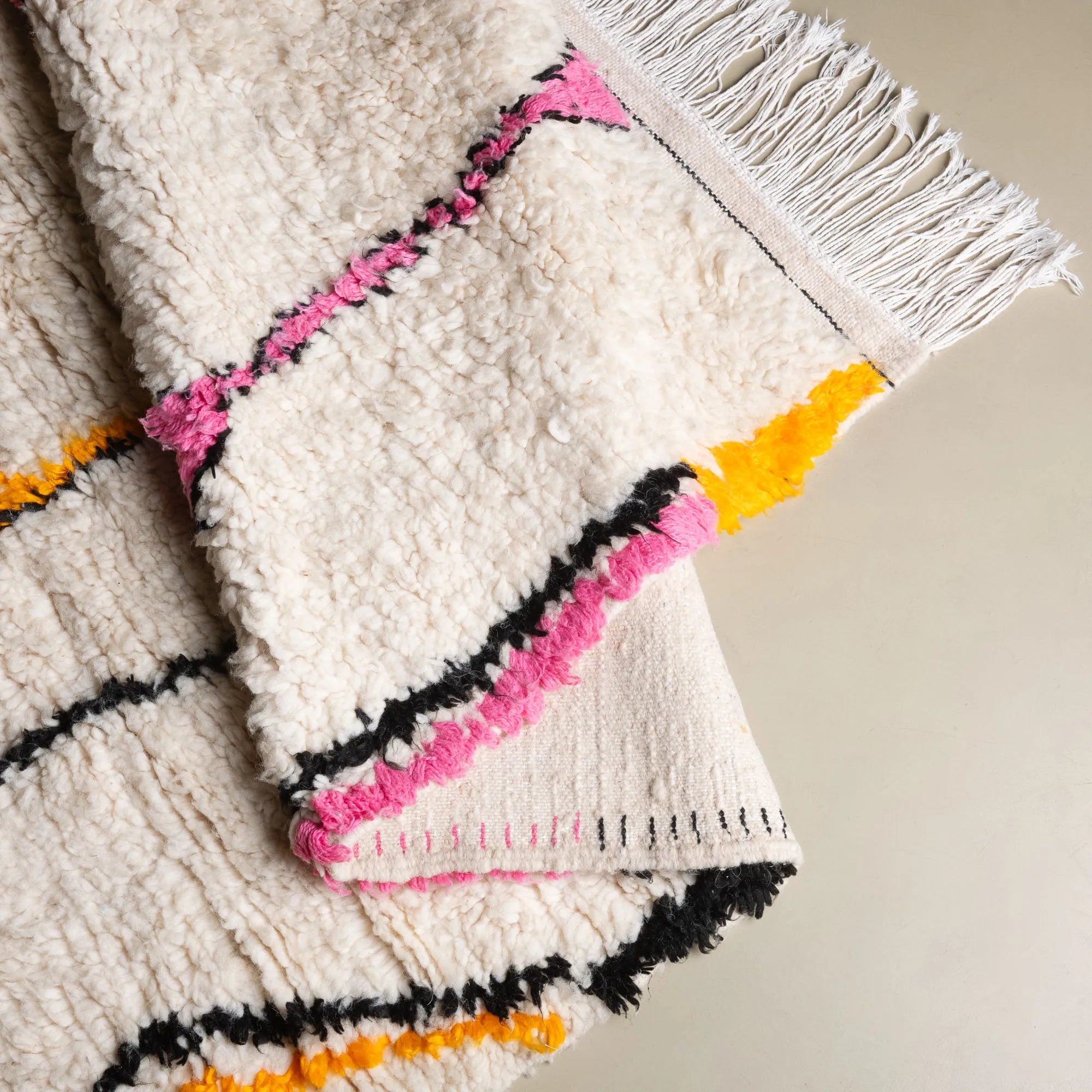 Abba - Shag Moroccan rug - Benisouk