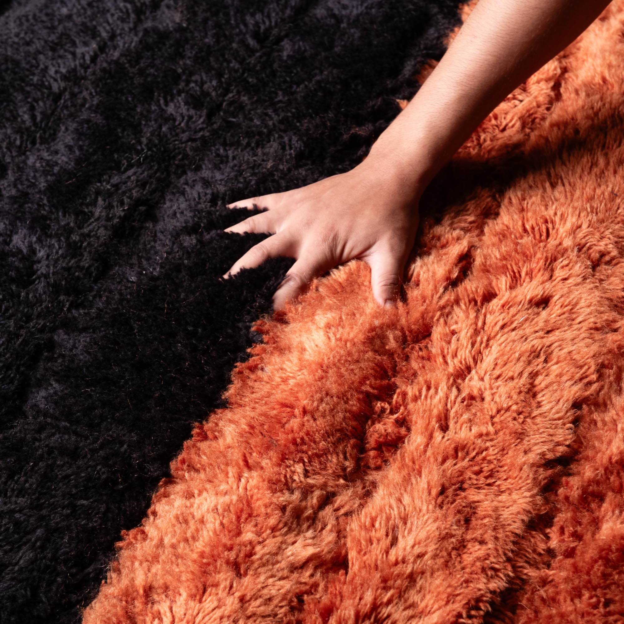 Aberkan - Luxury Shag Moroccan Rug - Benisouk