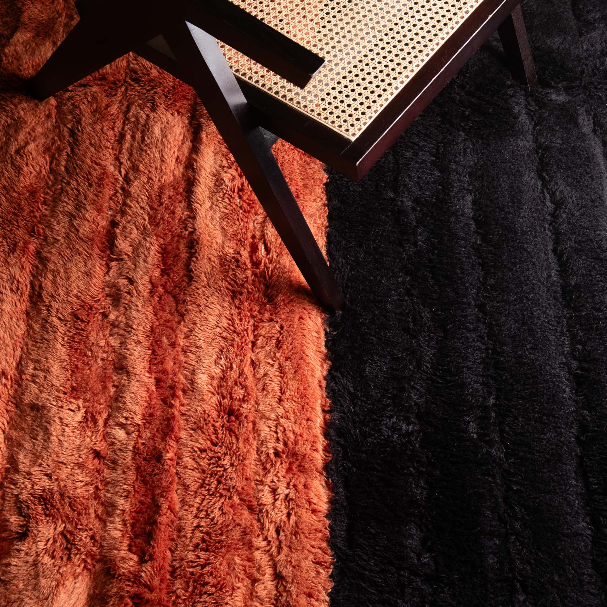 Aberkan - Luxury Shag Moroccan Rug - Benisouk