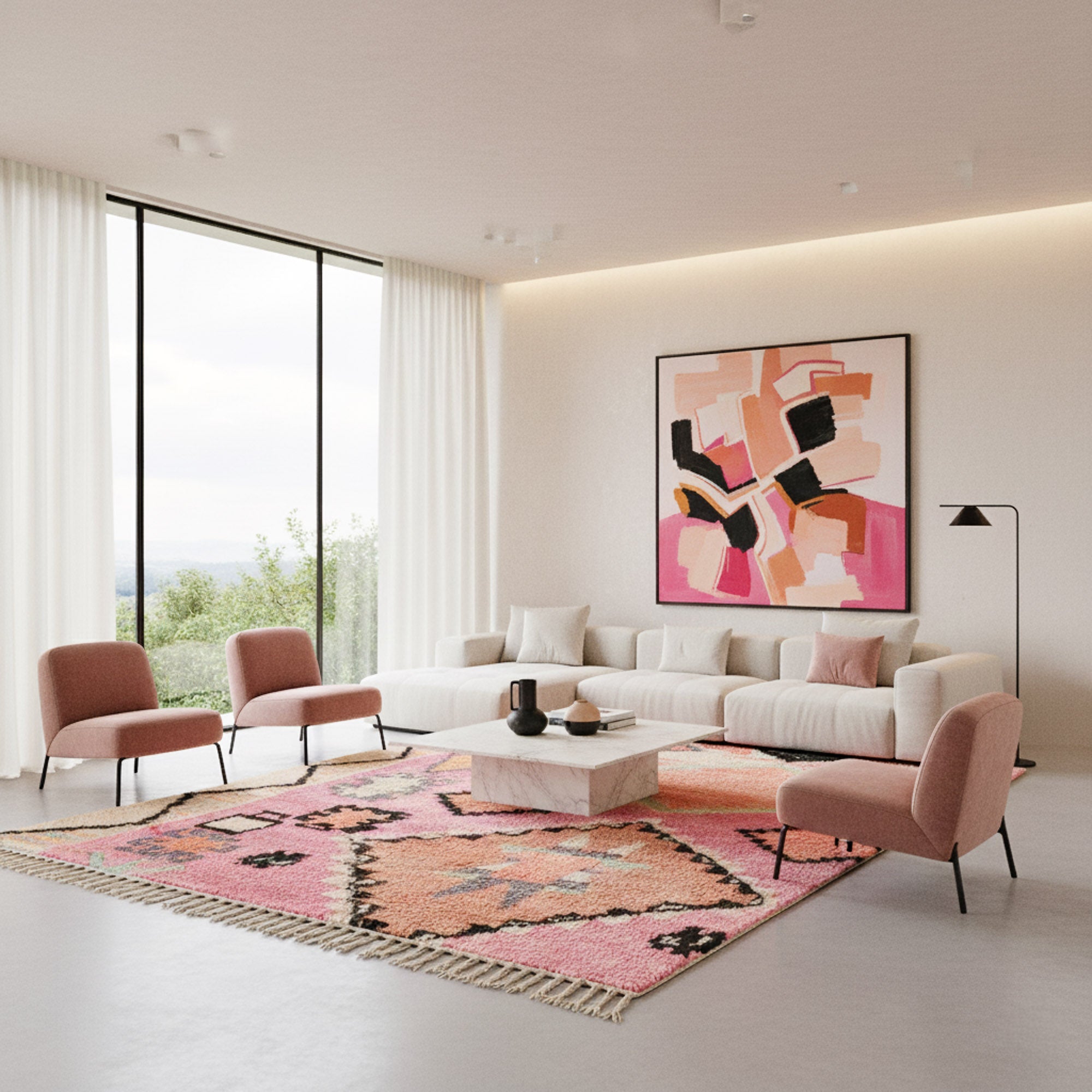 Abla - Shag Moroccan rug - Benisouk