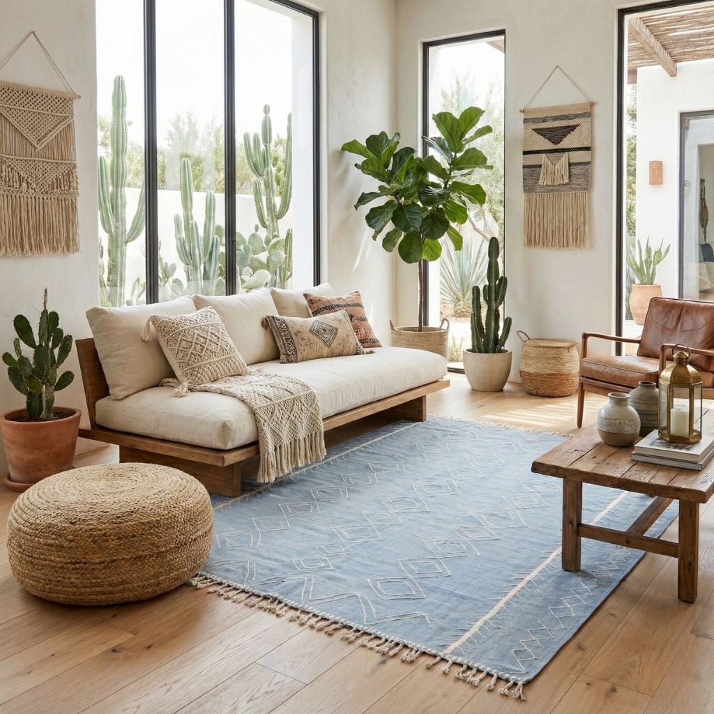 Adass - Flatweave Moroccan rug - Benisouk