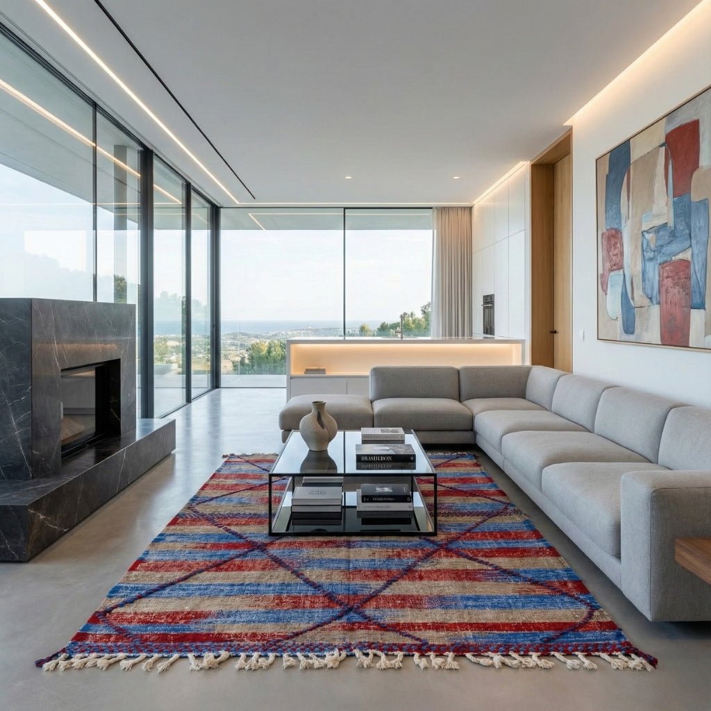 Admer - Flatweave Moroccan rug - Benisouk