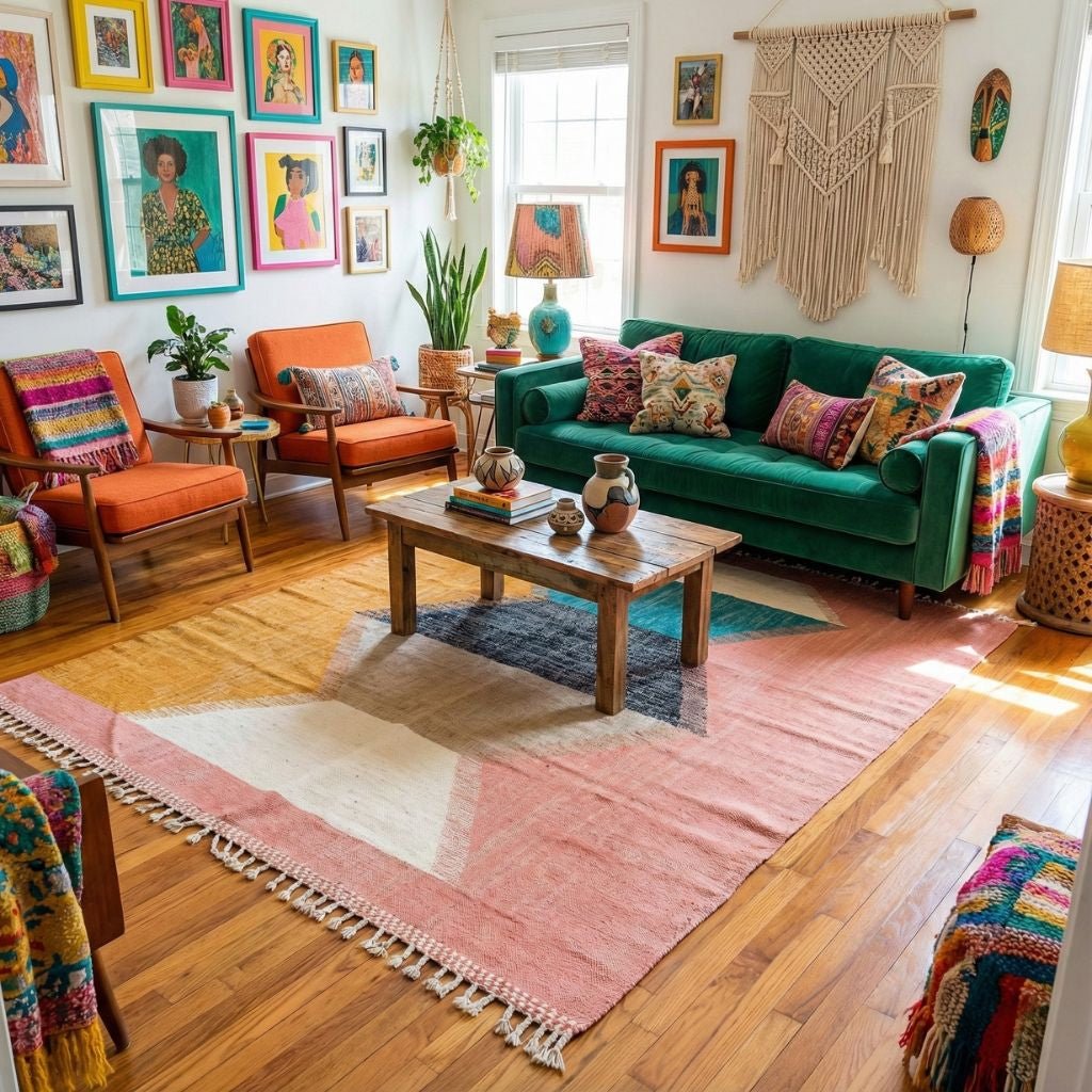 Afara - Flatweave Moroccan rug - Benisouk