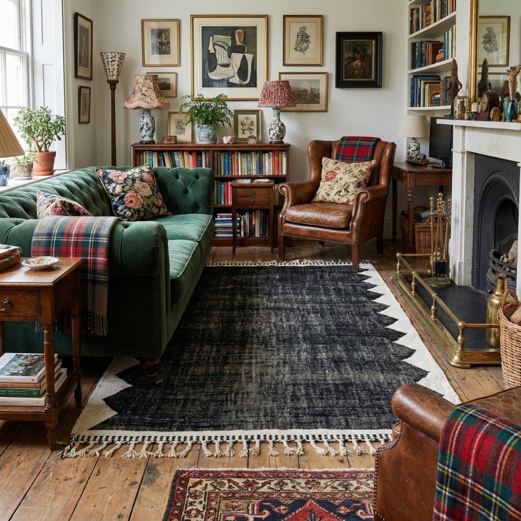 AFOU - Flatweave Moroccan rug - Benisouk