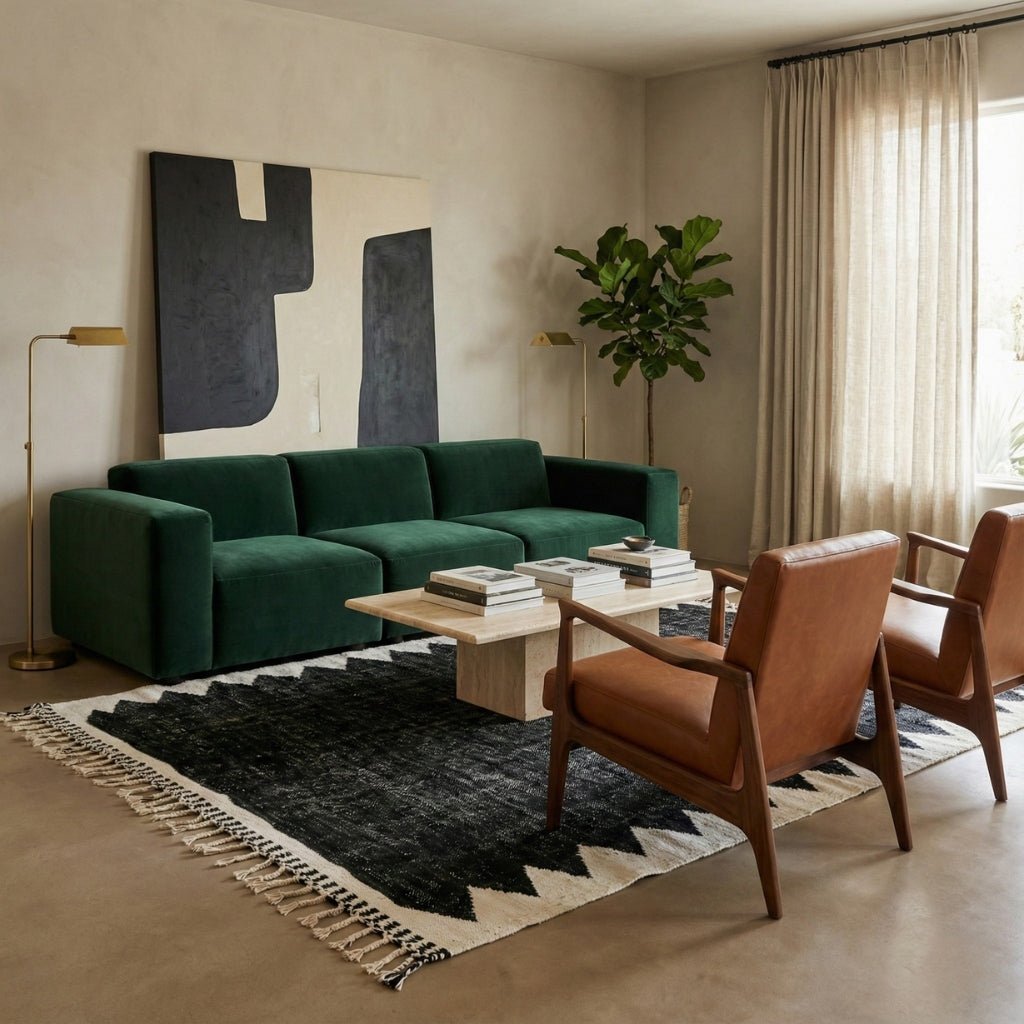 AFOU - Flatweave Moroccan rug - Benisouk