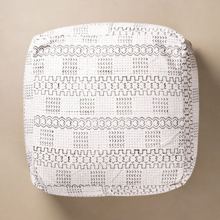 African tribal mudcloth Floor Pillow Cover - Benisouk