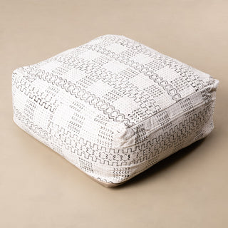 African tribal mudcloth Floor Pillow Cover - Benisouk