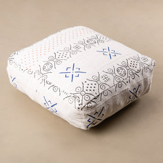 African tribal mudcloth Floor Pillow Cover - Benisouk