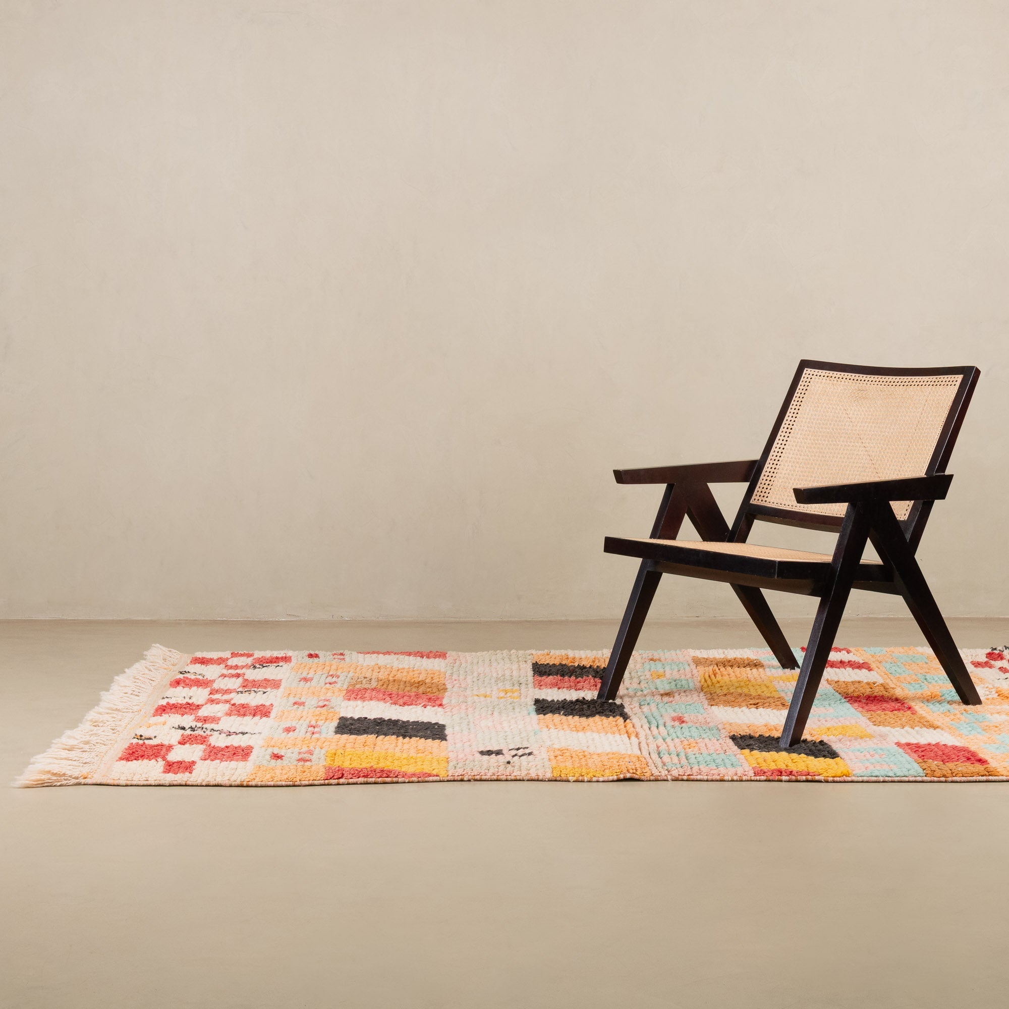Ahamu - vintage boujad rug - Benisouk