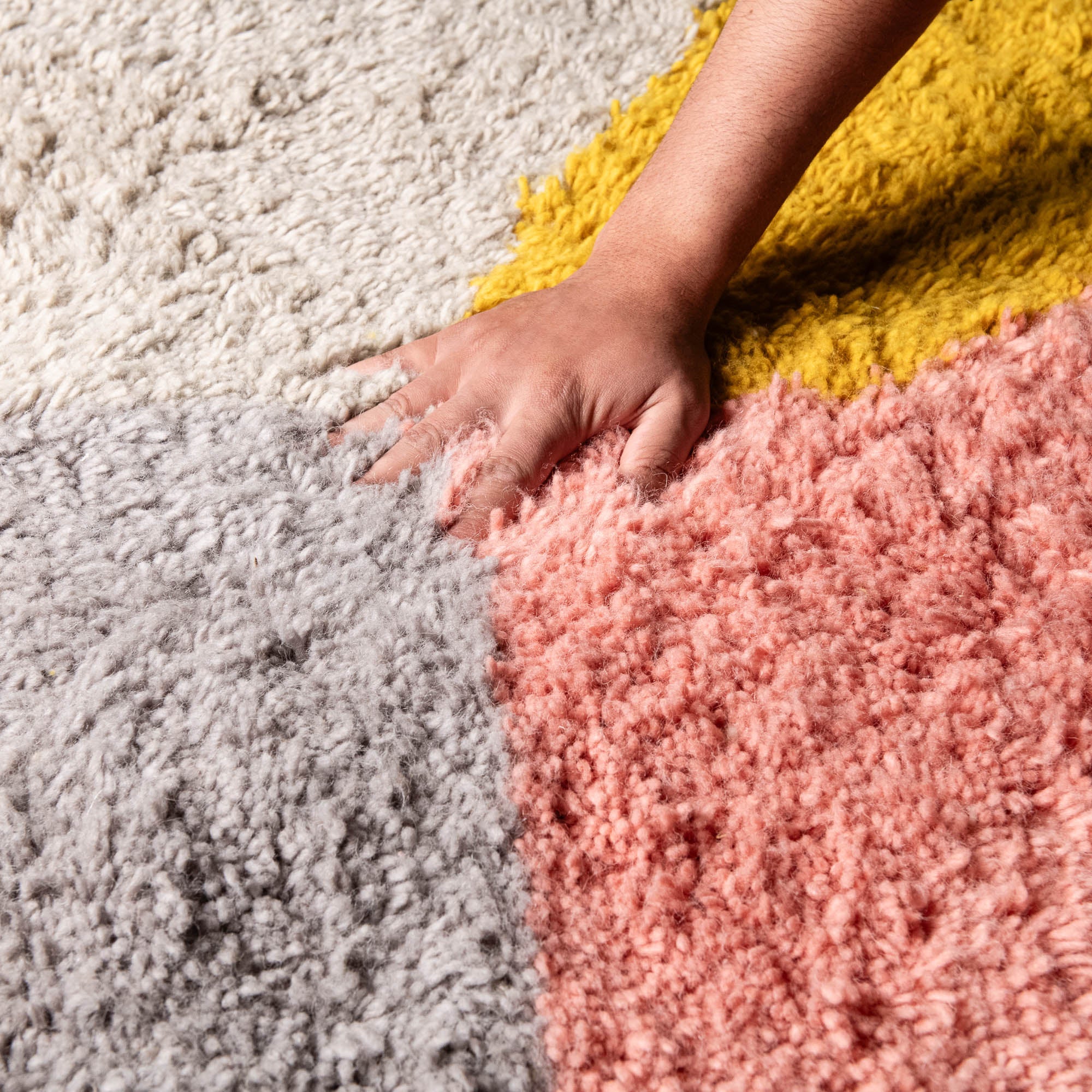 Ahlam - Shag Moroccan rug - Benisouk