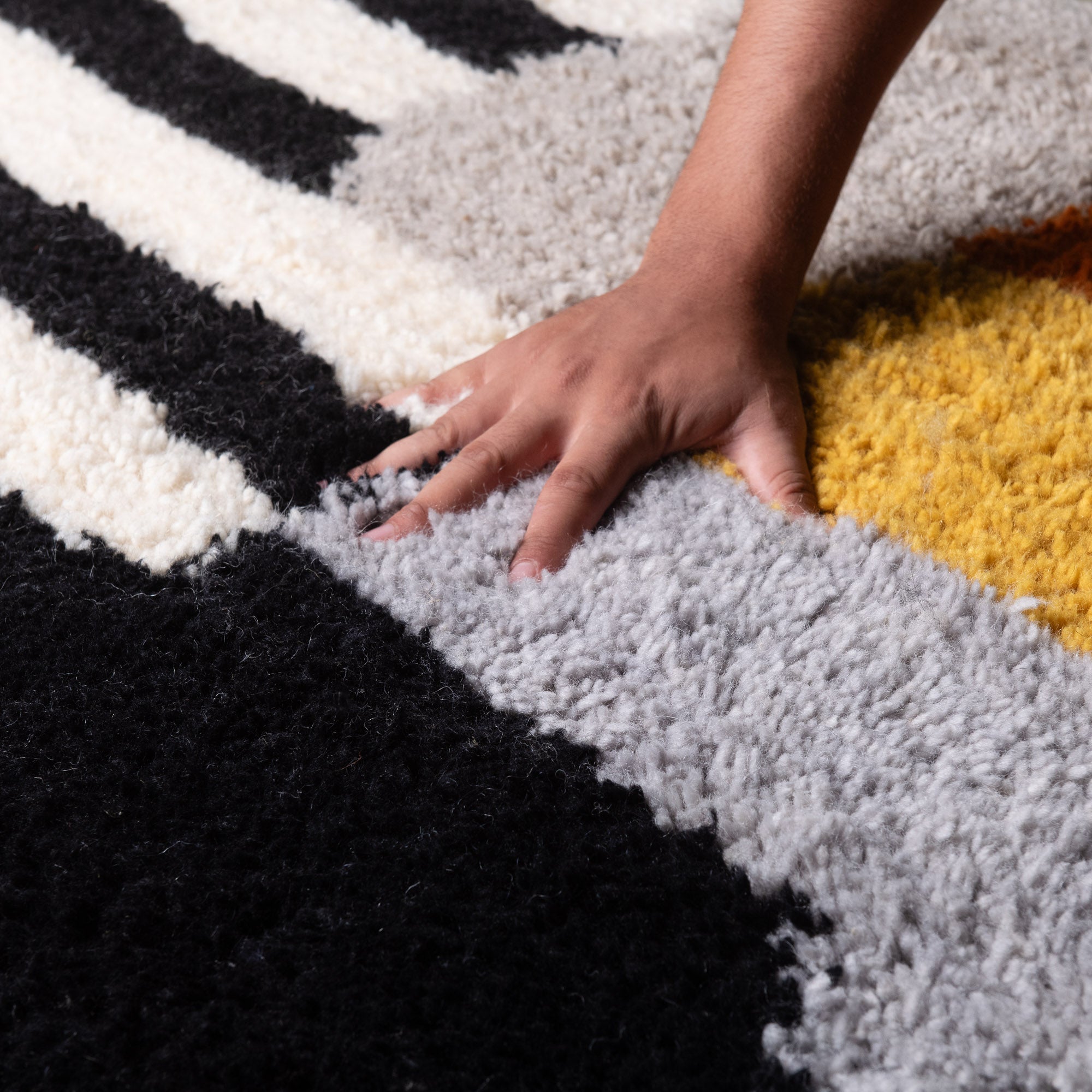 Ahlam - Shag Moroccan rug - Benisouk