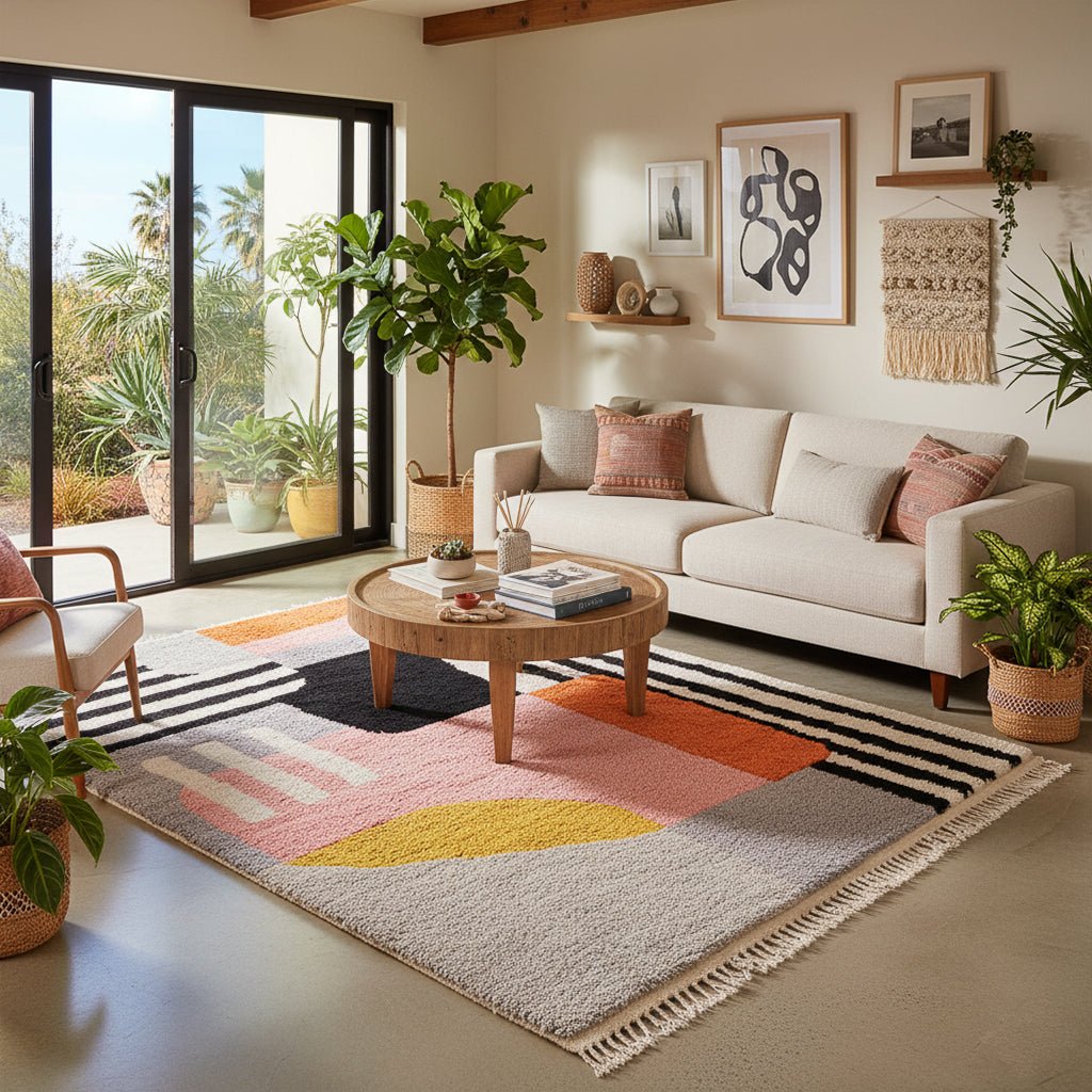 Ahlam - Shag Moroccan rug - Benisouk