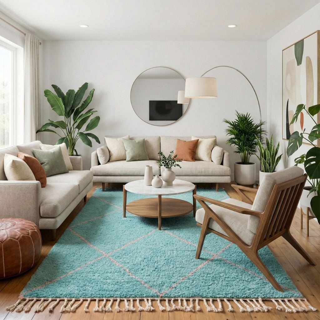 Almas Patina - Shag Moroccan rug - Benisouk