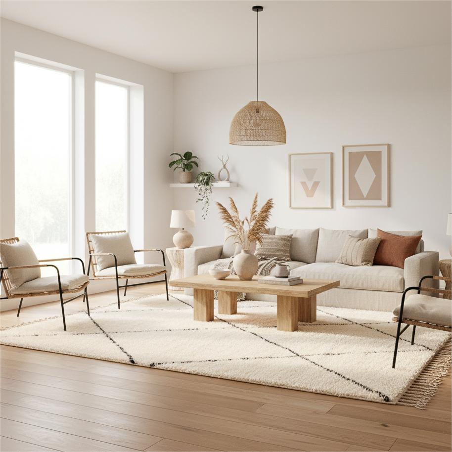 Almas - Shag Moroccan rug - Benisouk