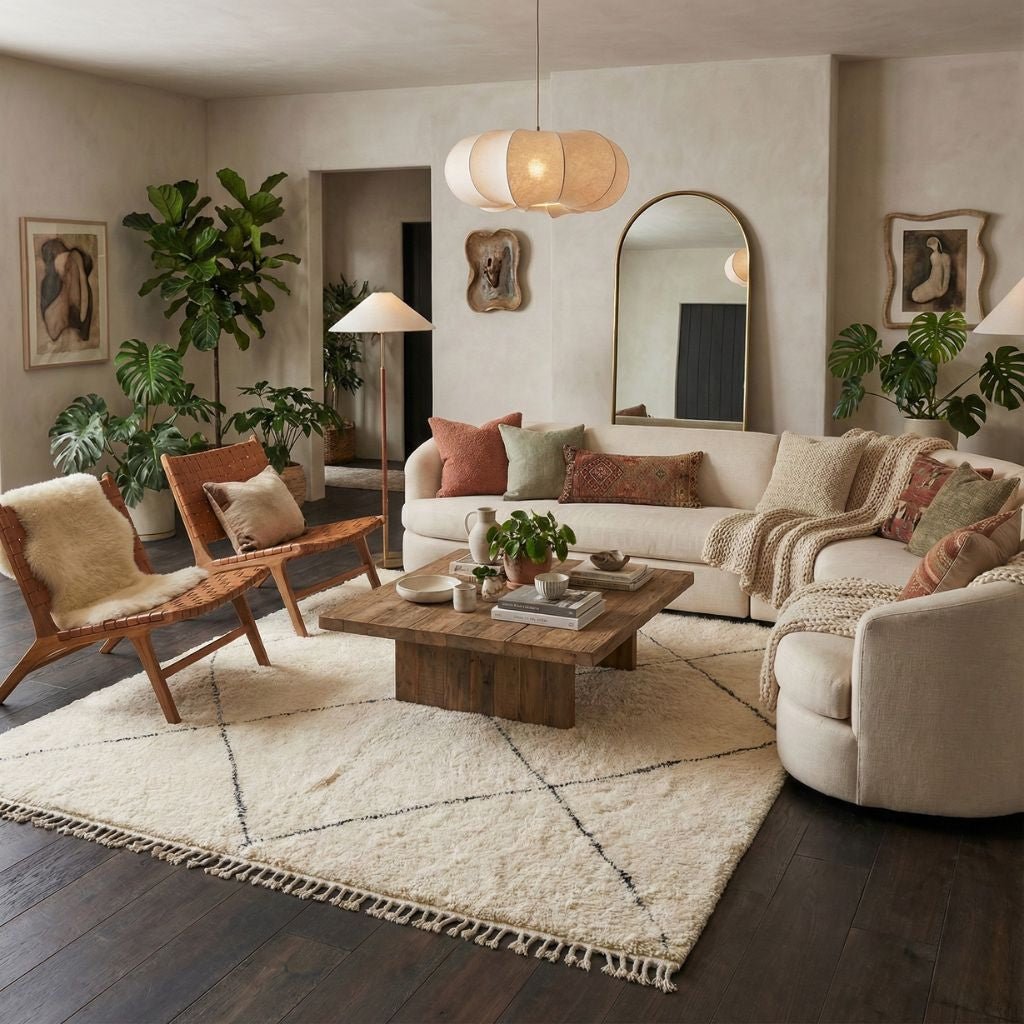 Almas - Shag Moroccan rug - Benisouk