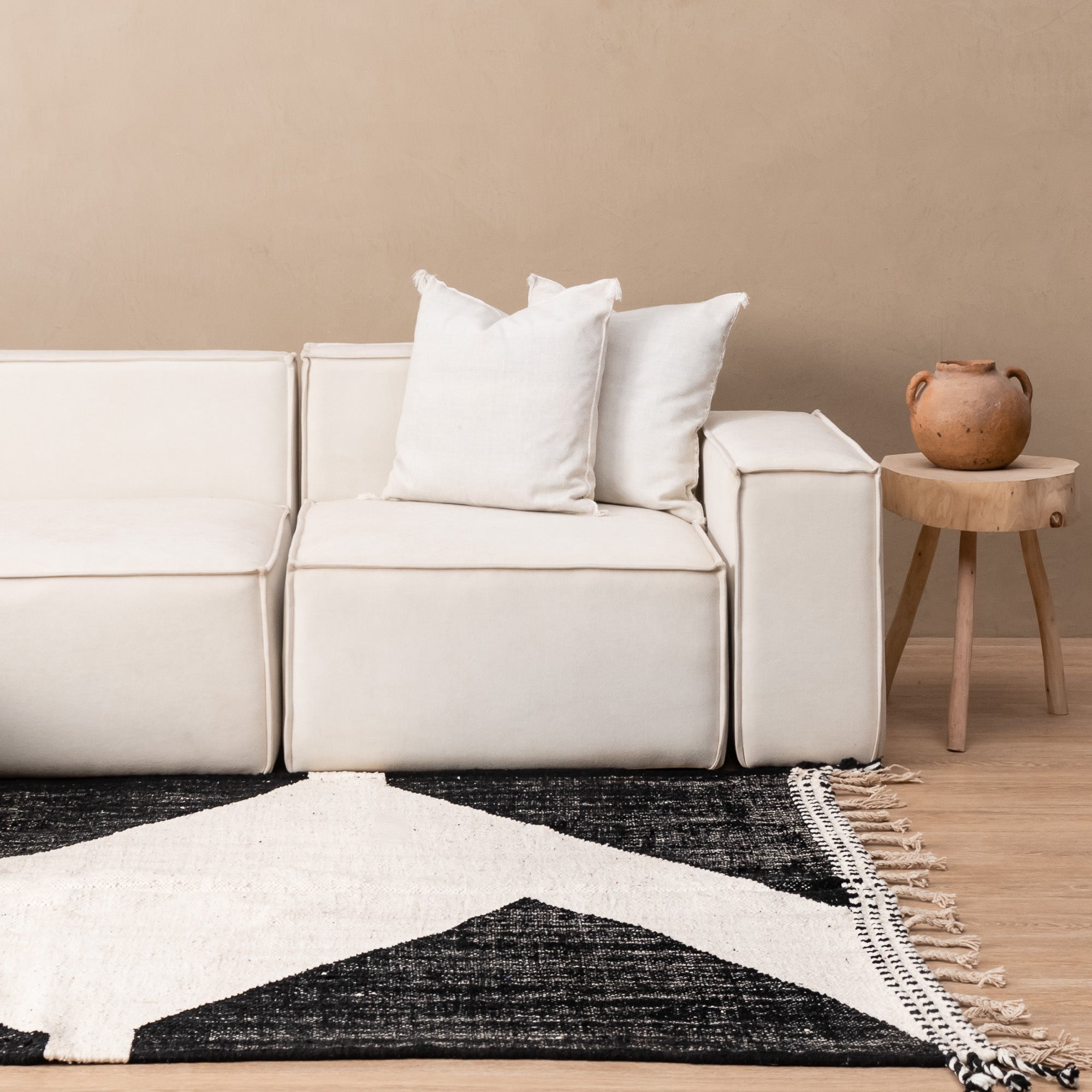 Alya - Flatweave Moroccan rug - Benisouk