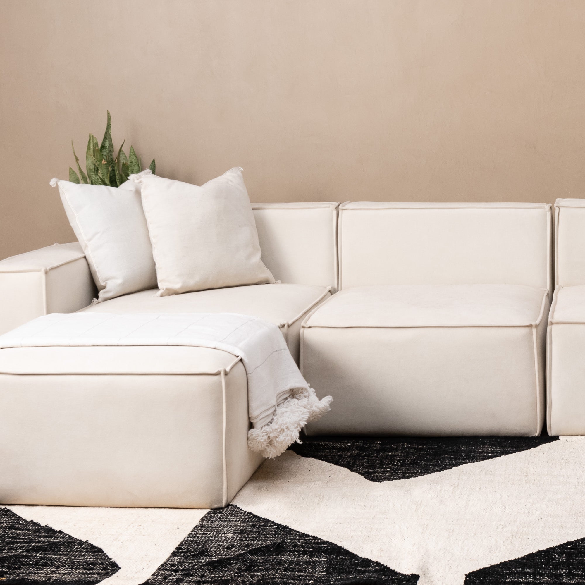 Alya - Flatweave Moroccan rug - Benisouk