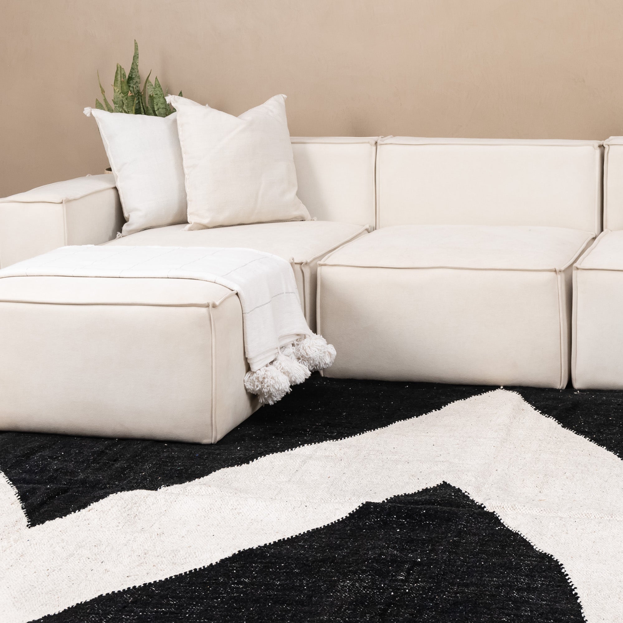 Alya - Flatweave Moroccan rug - Benisouk