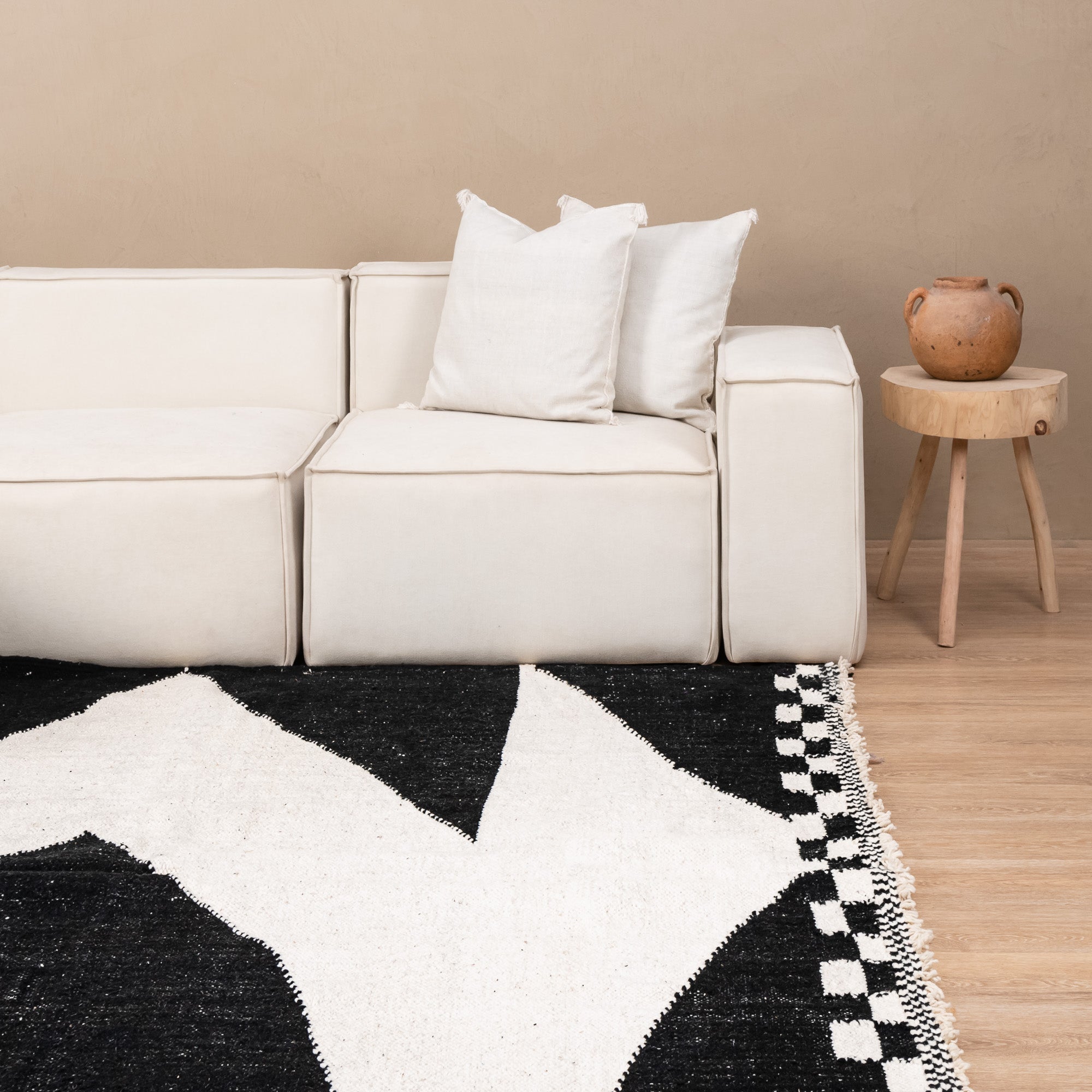 Alya - Flatweave Moroccan rug - Benisouk