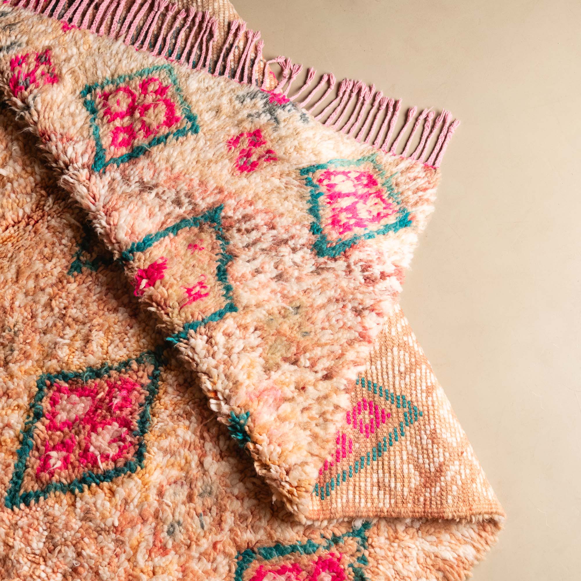 Amale - vintage boujad rug - Benisouk