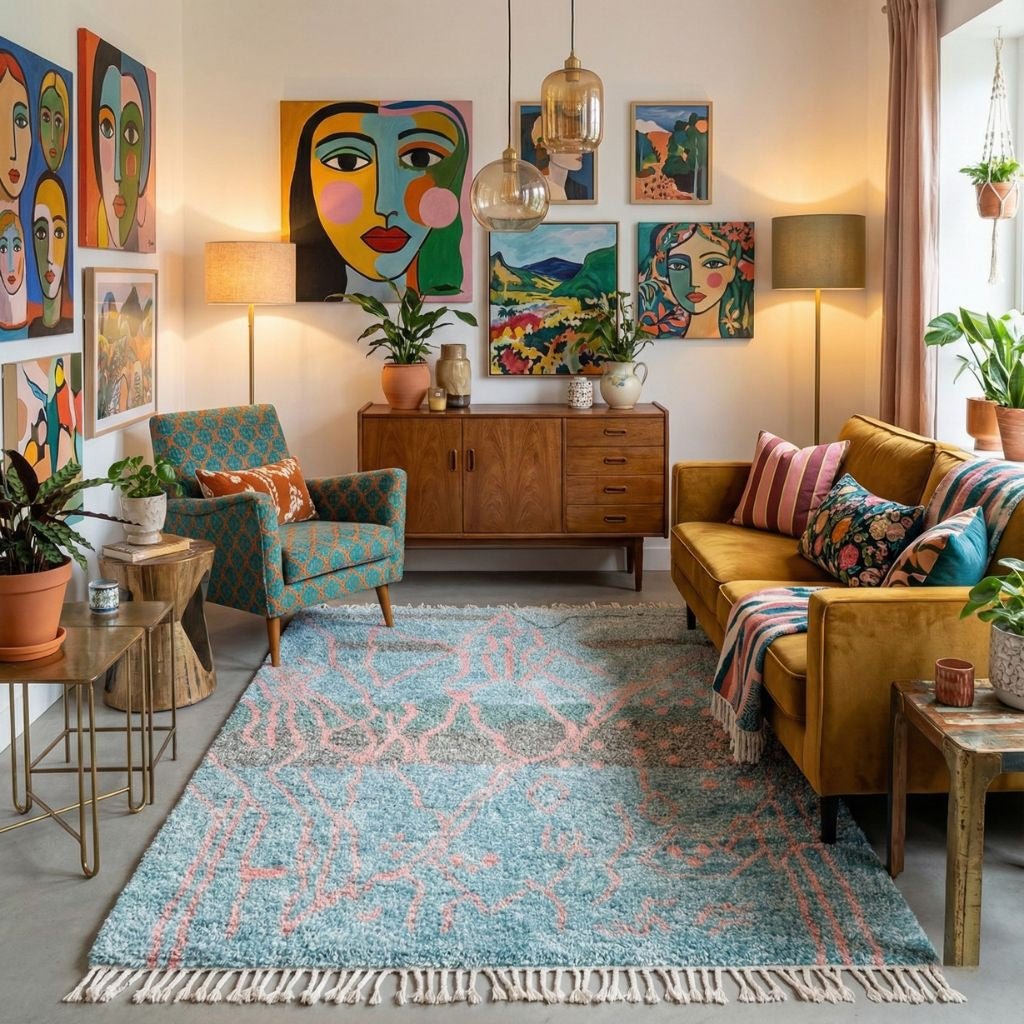 Amane - Shag Moroccan rug - Benisouk