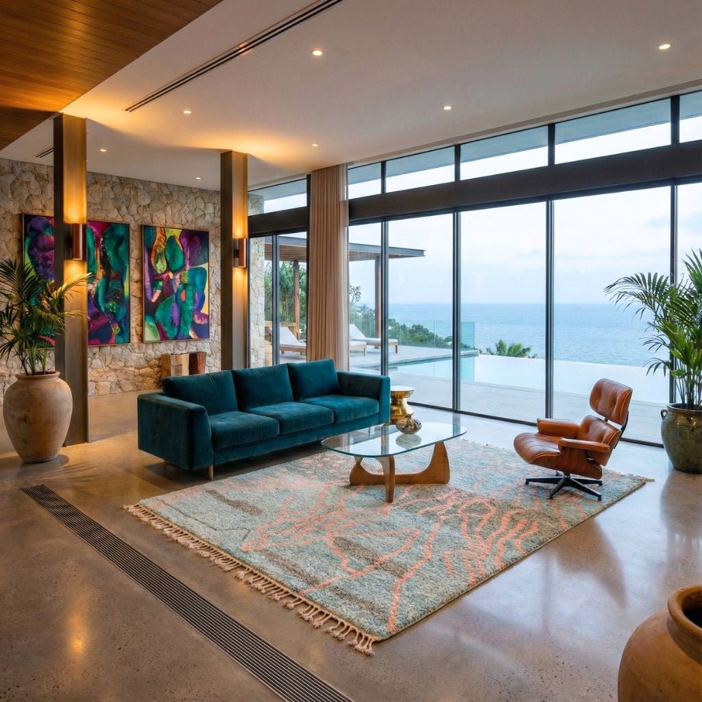 Amane - Shag Moroccan rug - Benisouk