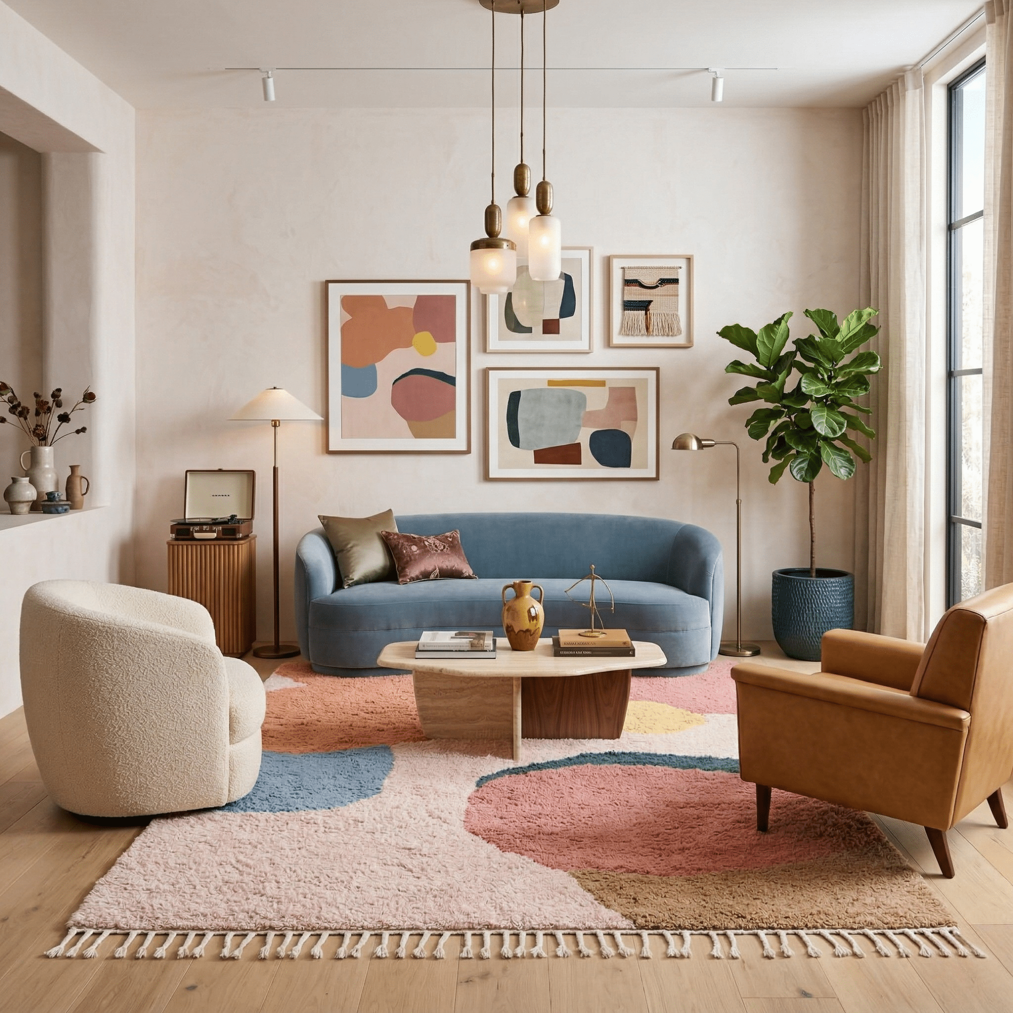 Amani - Shag Moroccan rug - Benisouk