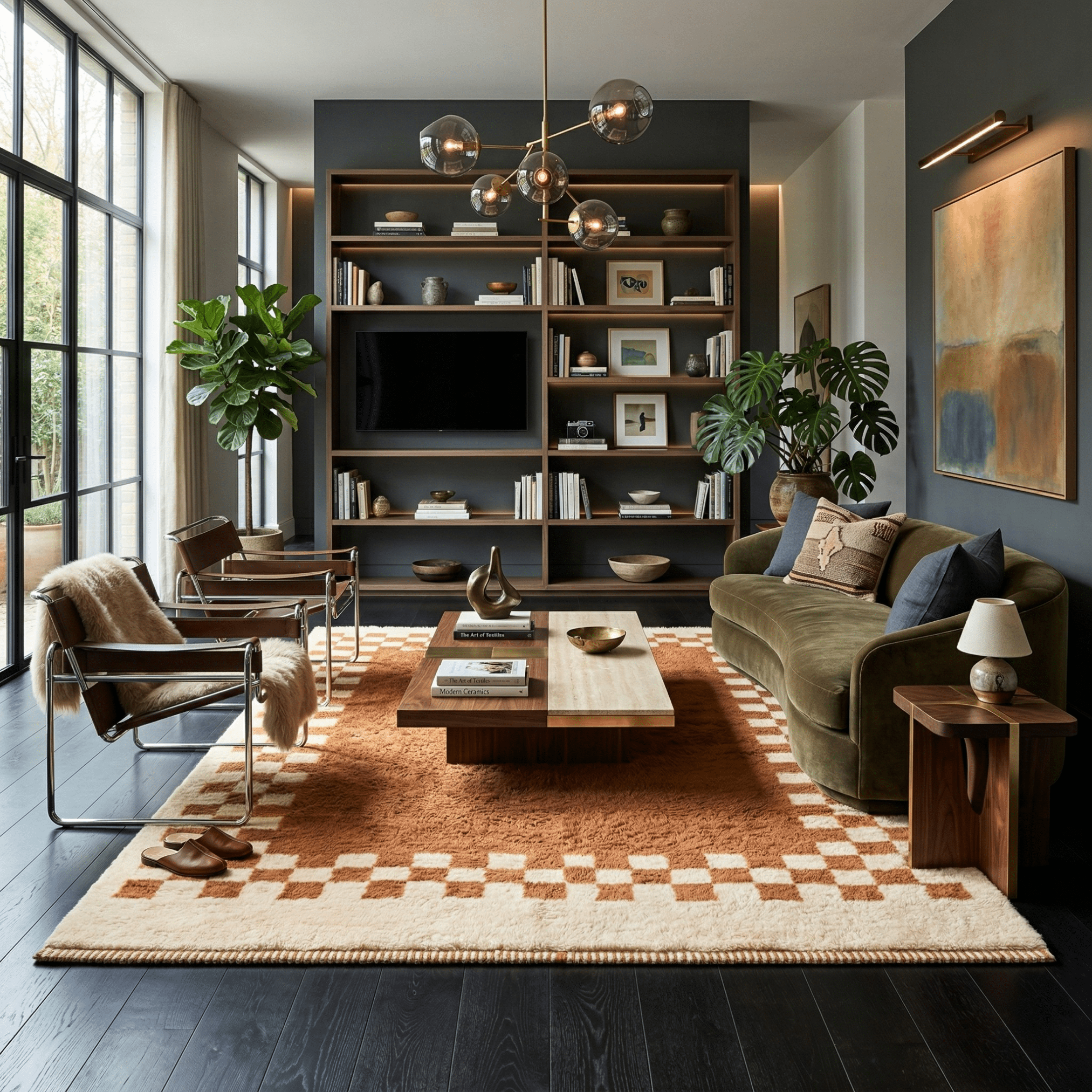 Amberline - Luxury Shag Moroccan Rug - Benisouk