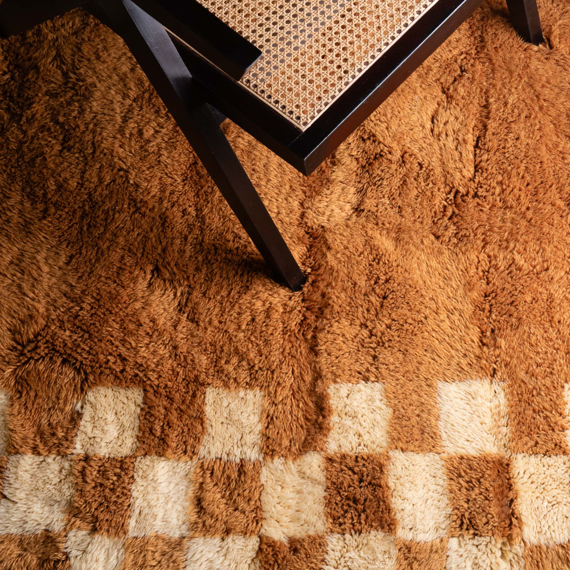 Amberline - Luxury Shag Moroccan Rug - Benisouk