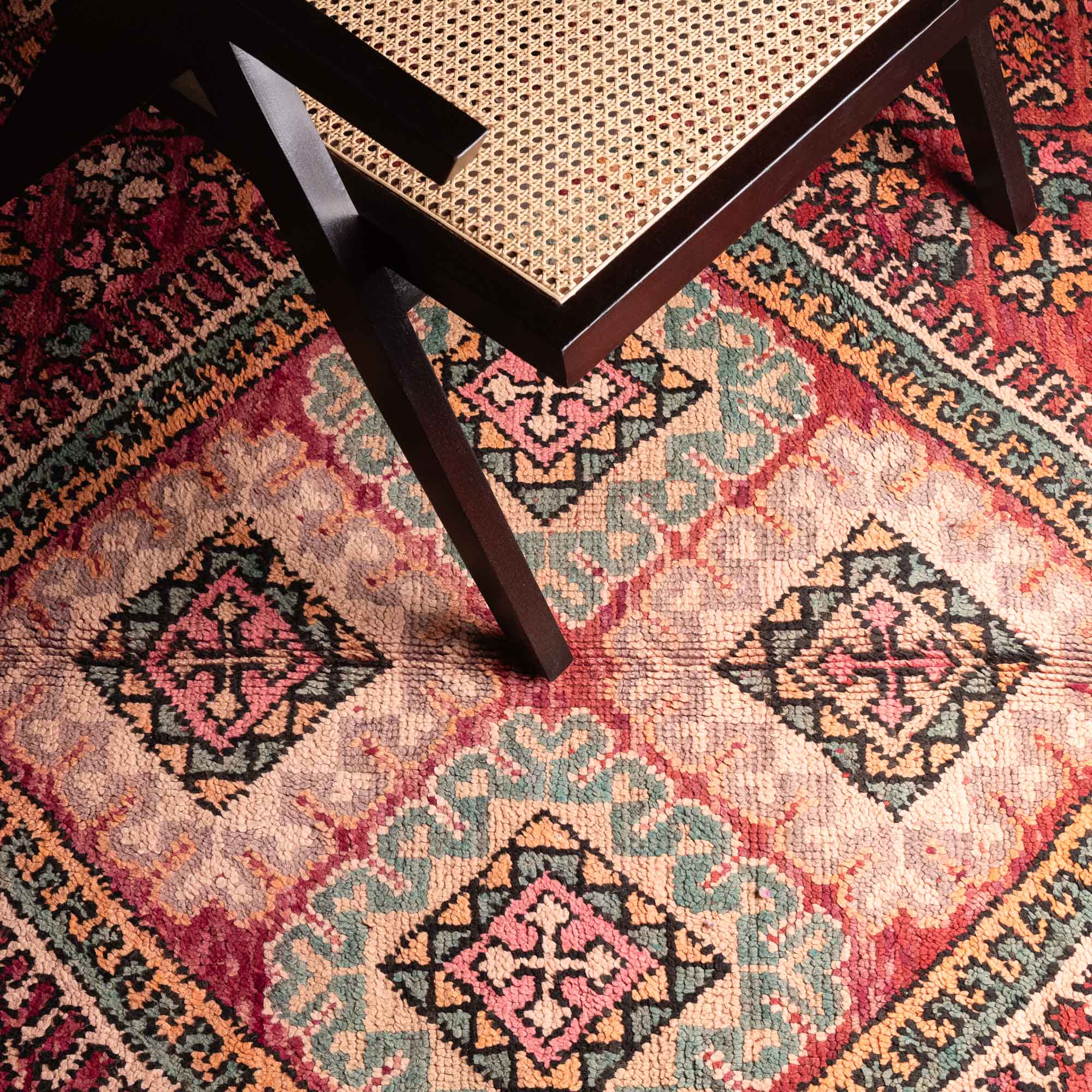 Amegran - vintage boujad rug - Benisouk