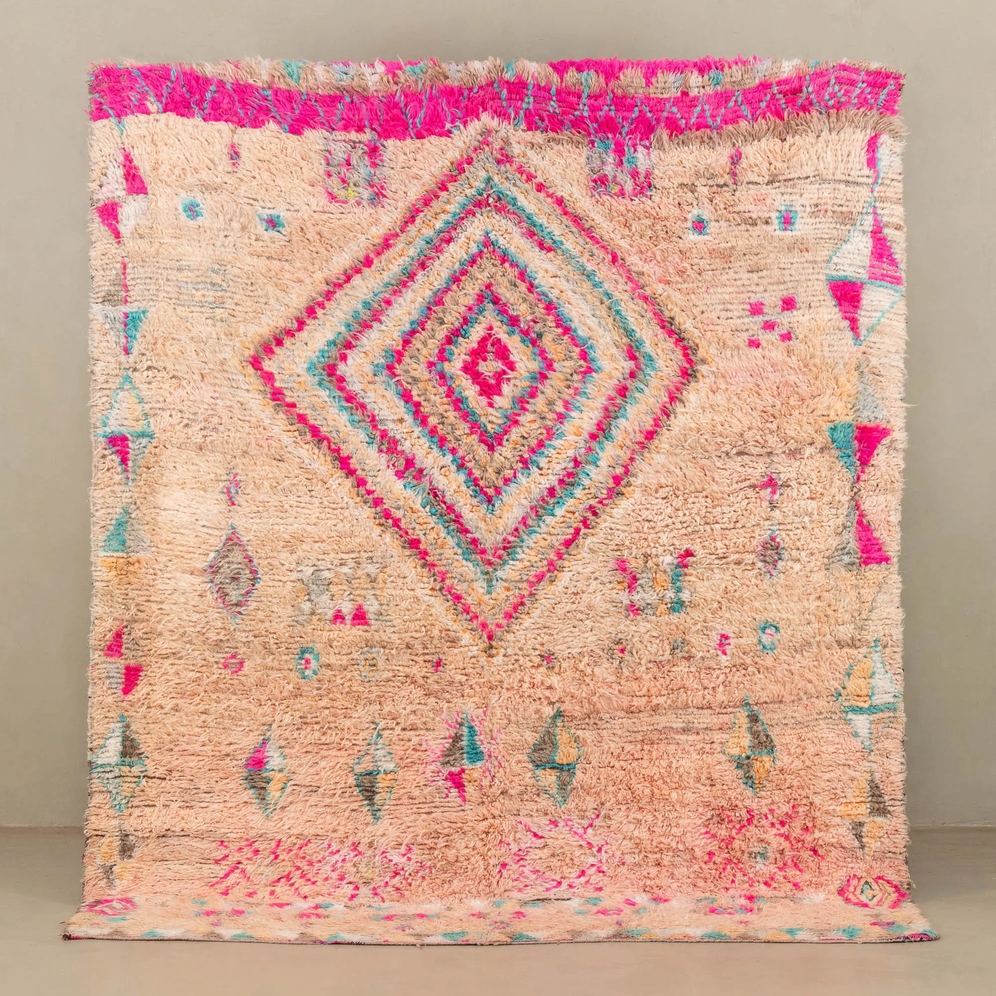 Amine - vintage boujad rug - Benisouk