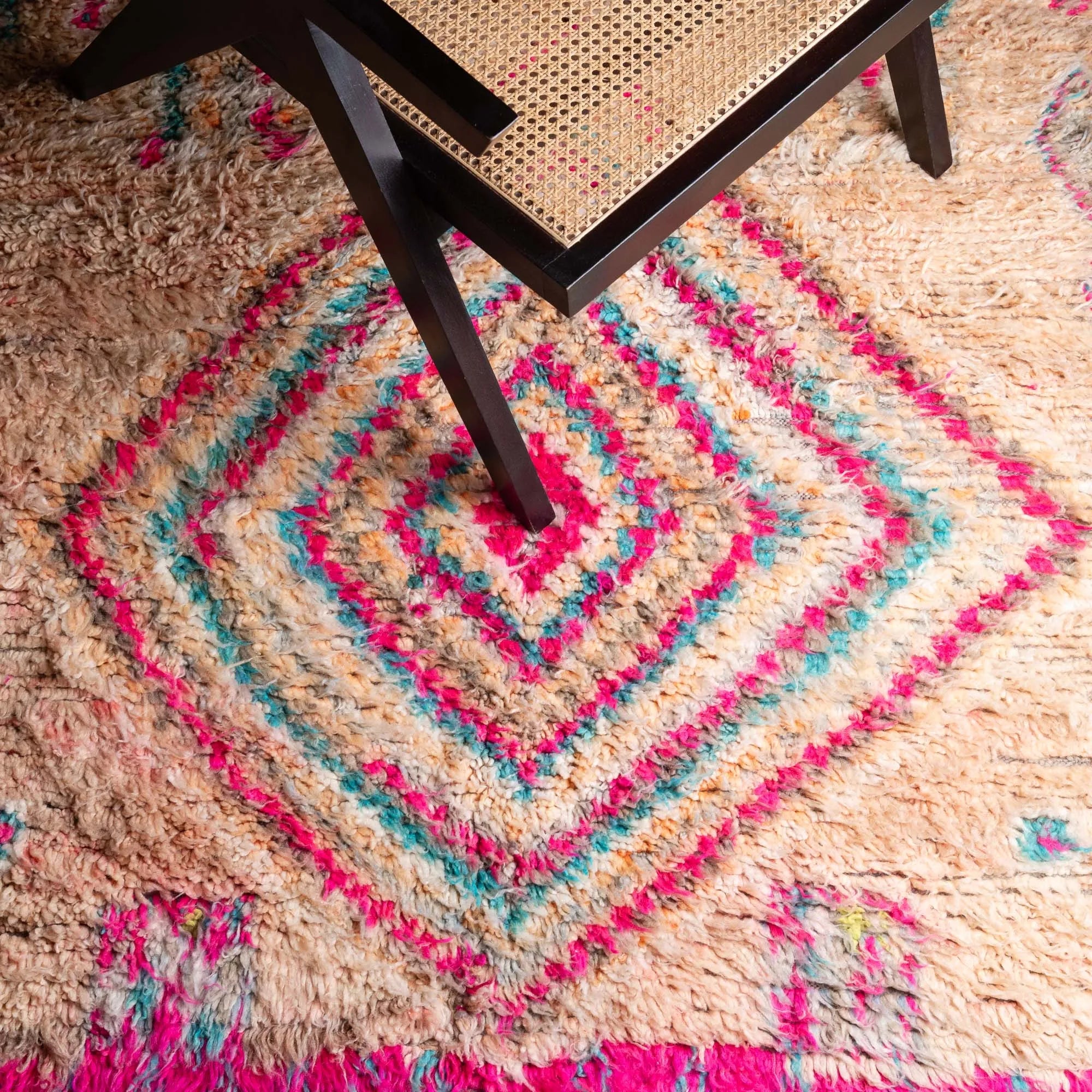 Amine - vintage boujad rug - Benisouk