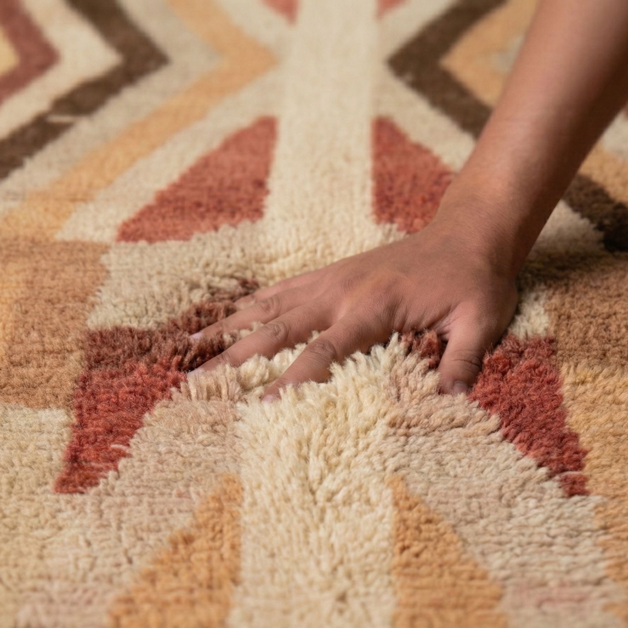 Amira - Shag Moroccan rug - Benisouk