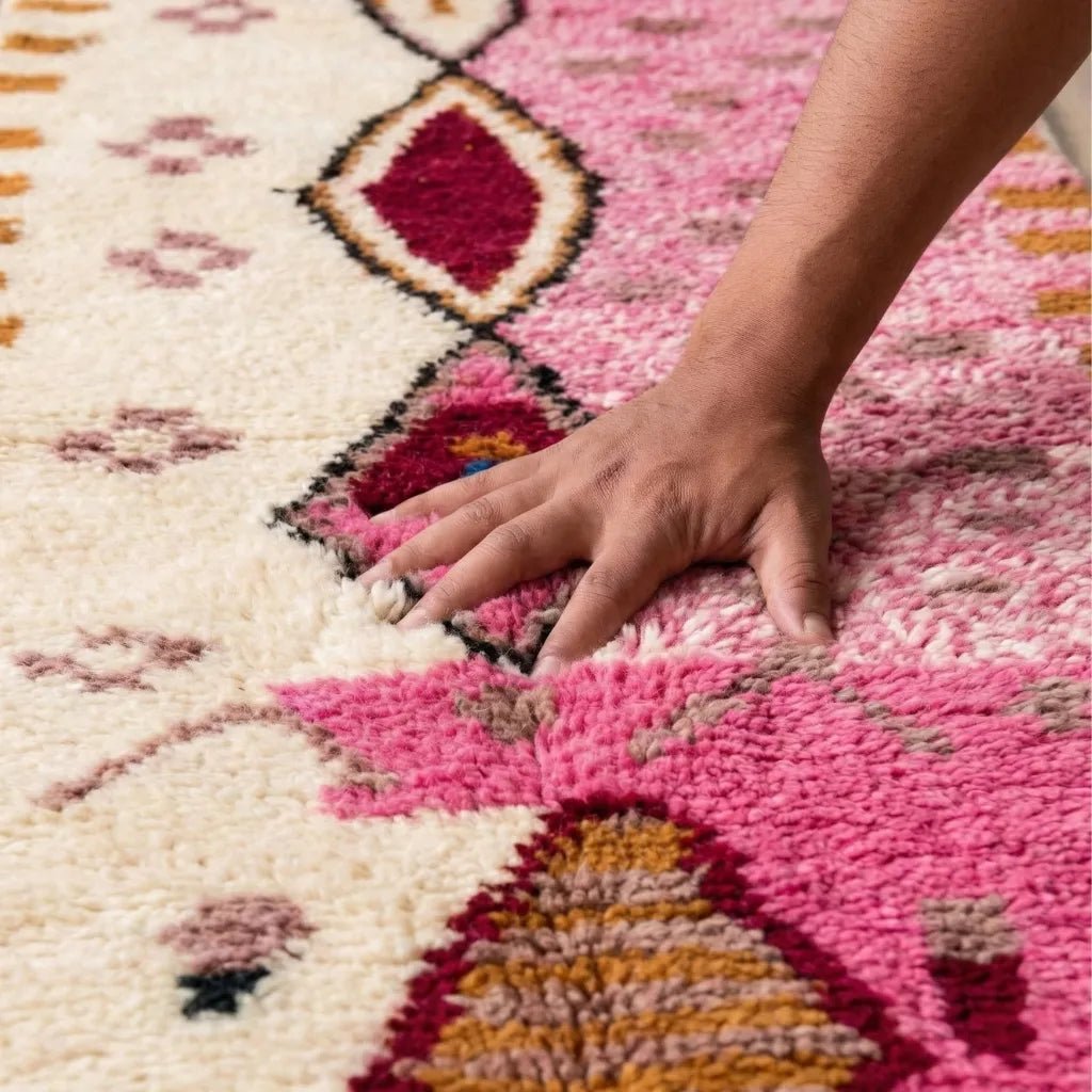Anass - Shag Moroccan runner rug - Benisouk