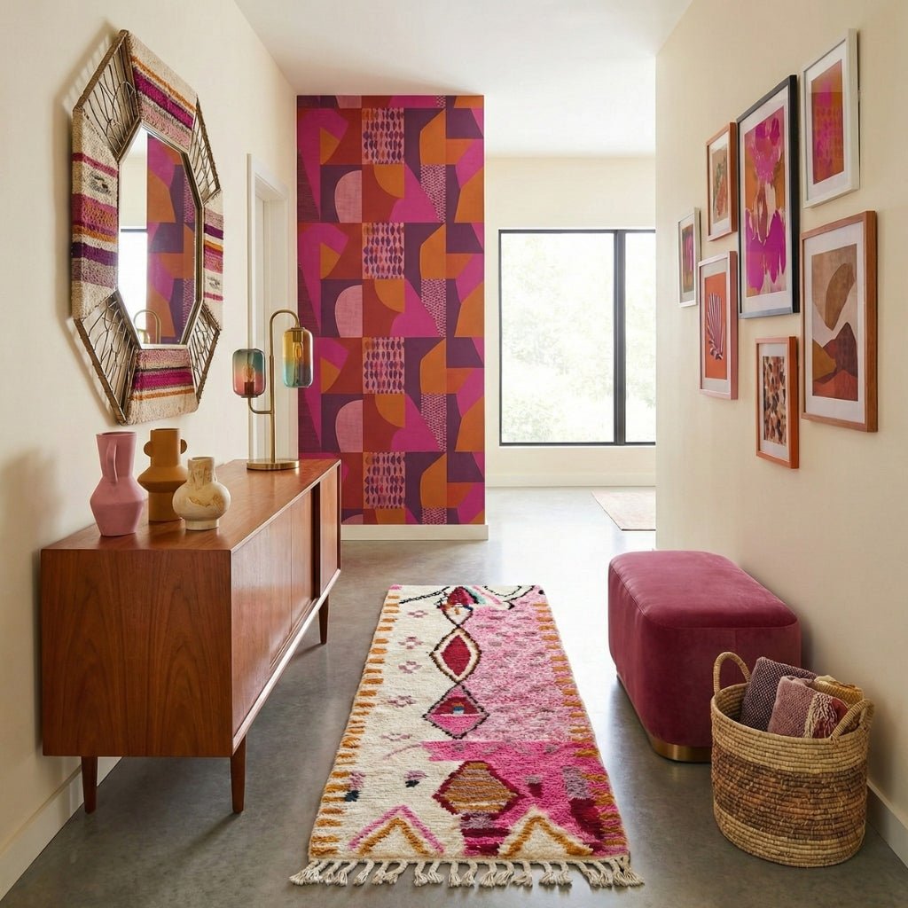 Anass - Shag Moroccan runner rug - Benisouk