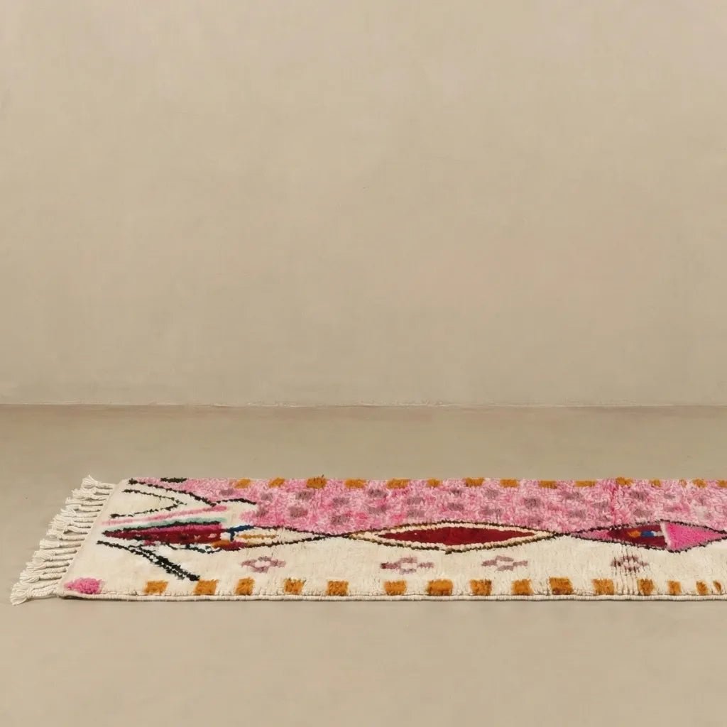 Anass - Shag Moroccan runner rug - Benisouk