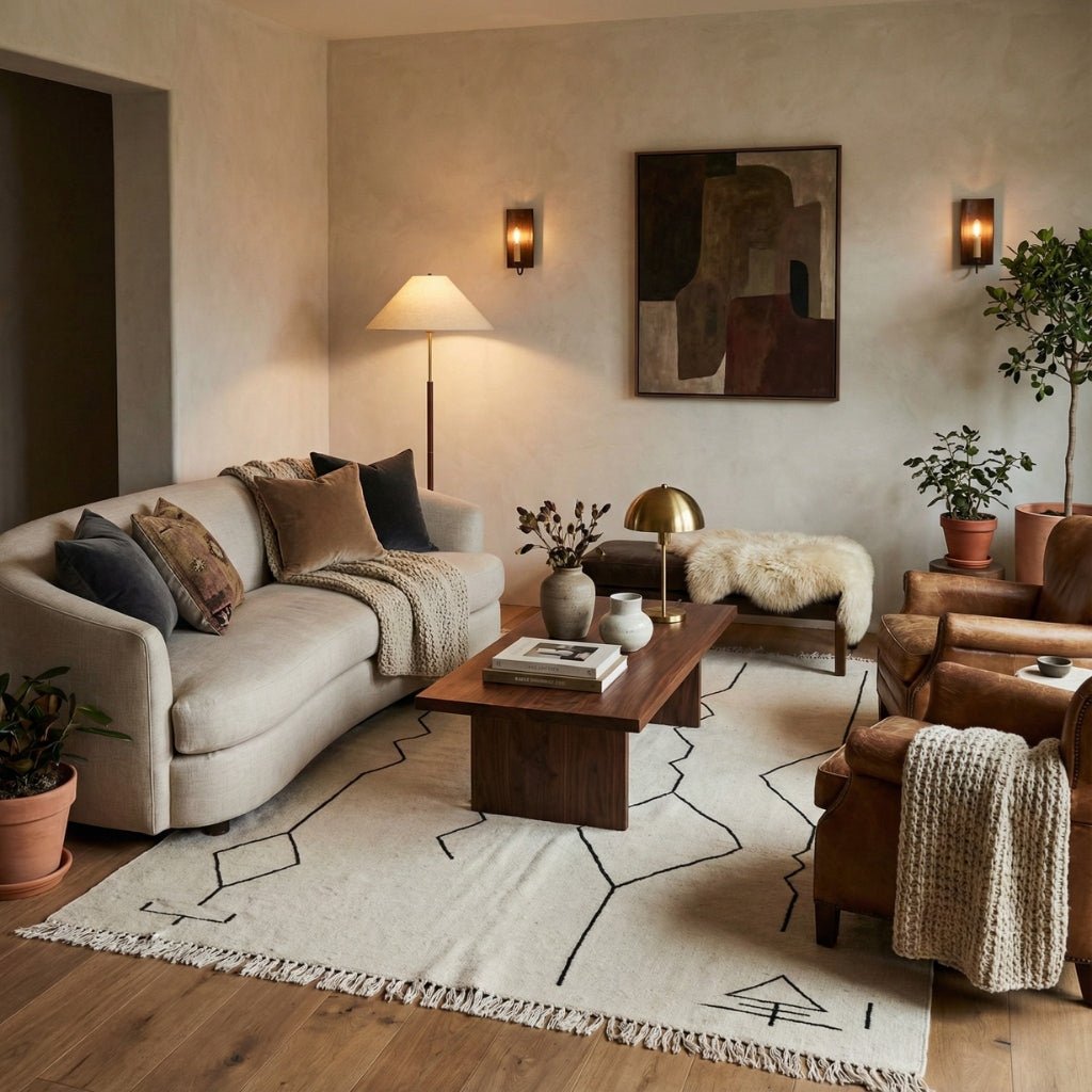 Anir - Flatweave Moroccan rug - Benisouk